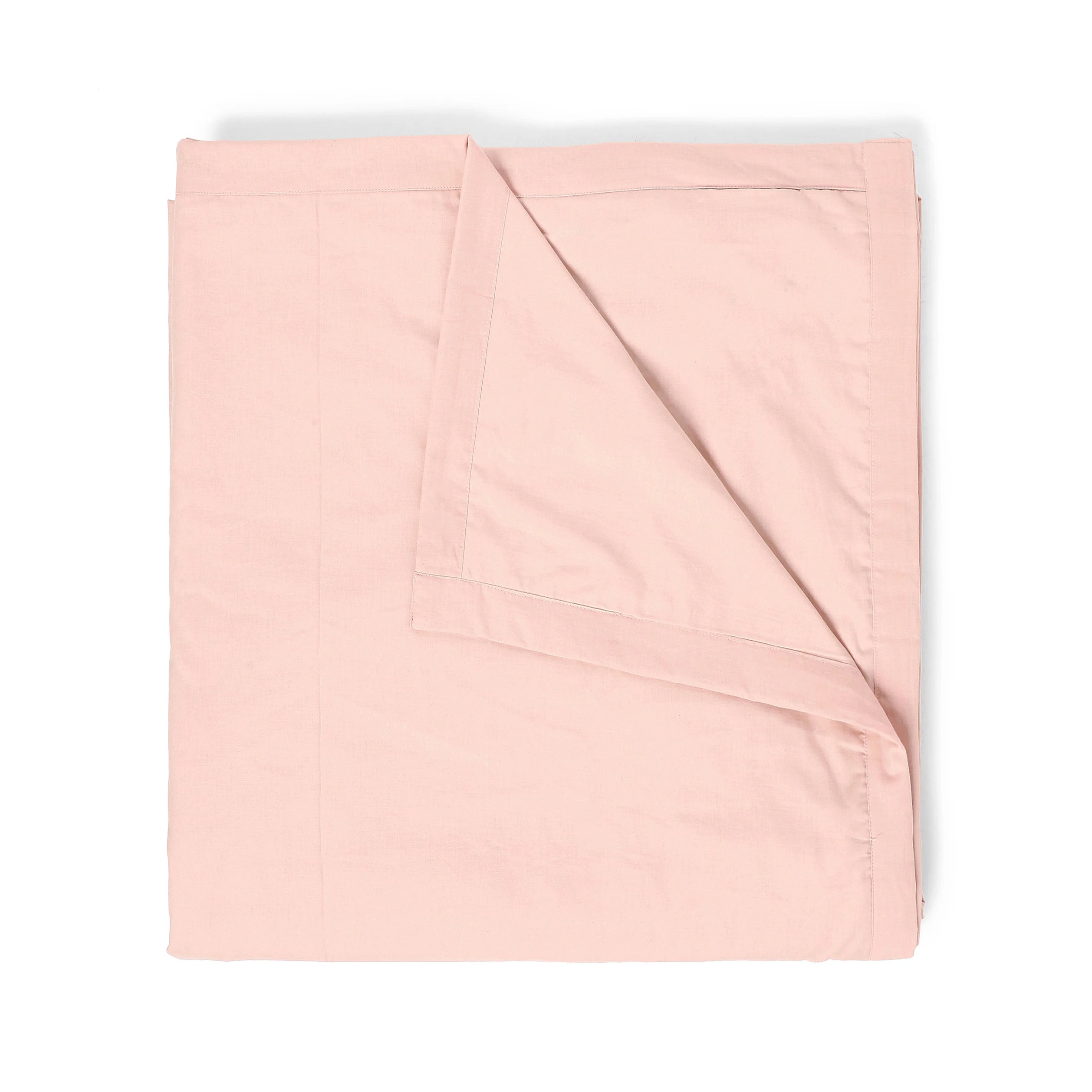 Paleto | Everyday Hues Cotton Solid Dyed Dohar with Super Soft Flannel Layering-Veiled Rose Veiled Rose / Single