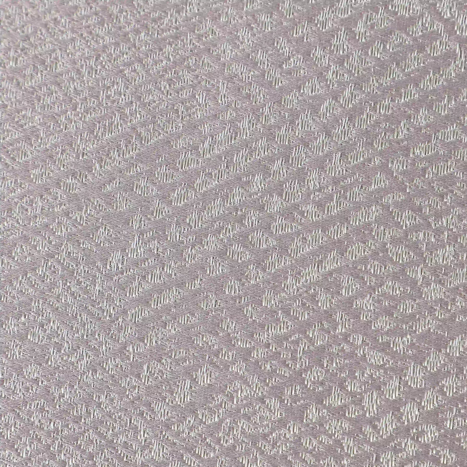 De Jacquard - Luxe Set Of 2 Jacquard Readymade Curtains | Natural Imprint Dusky Lilac / Door (7ft X 4.4ft)