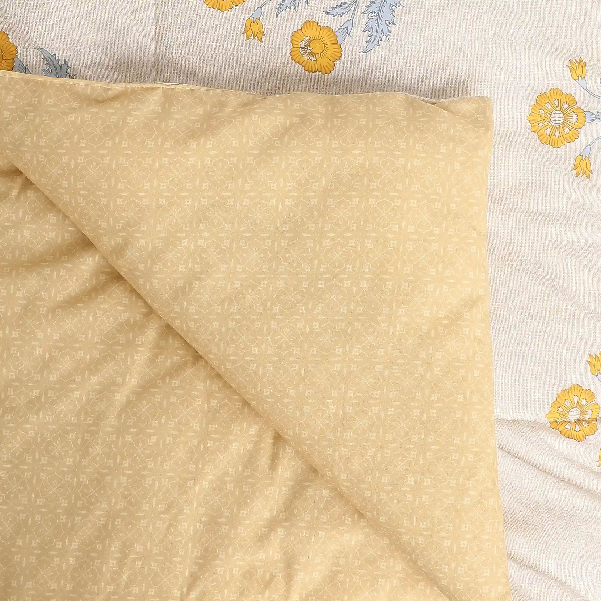 Chippa Lane 100% 240GSM Cotton Comforter Ochre / Double