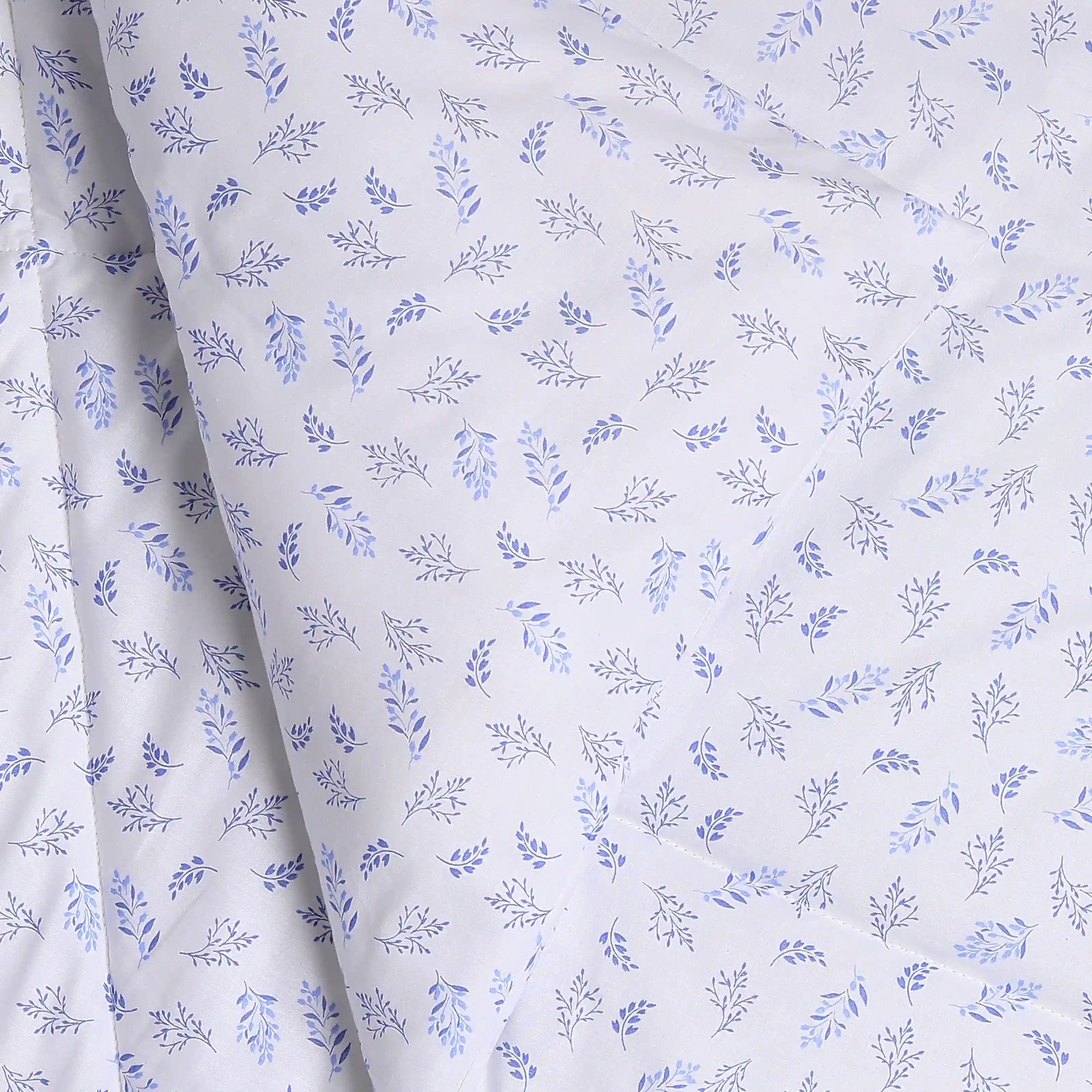 Bloomshire Classic | Everyday Charm Printed 240GSM Reversible Comforter for Extra Warmth-Purple Purple / Double