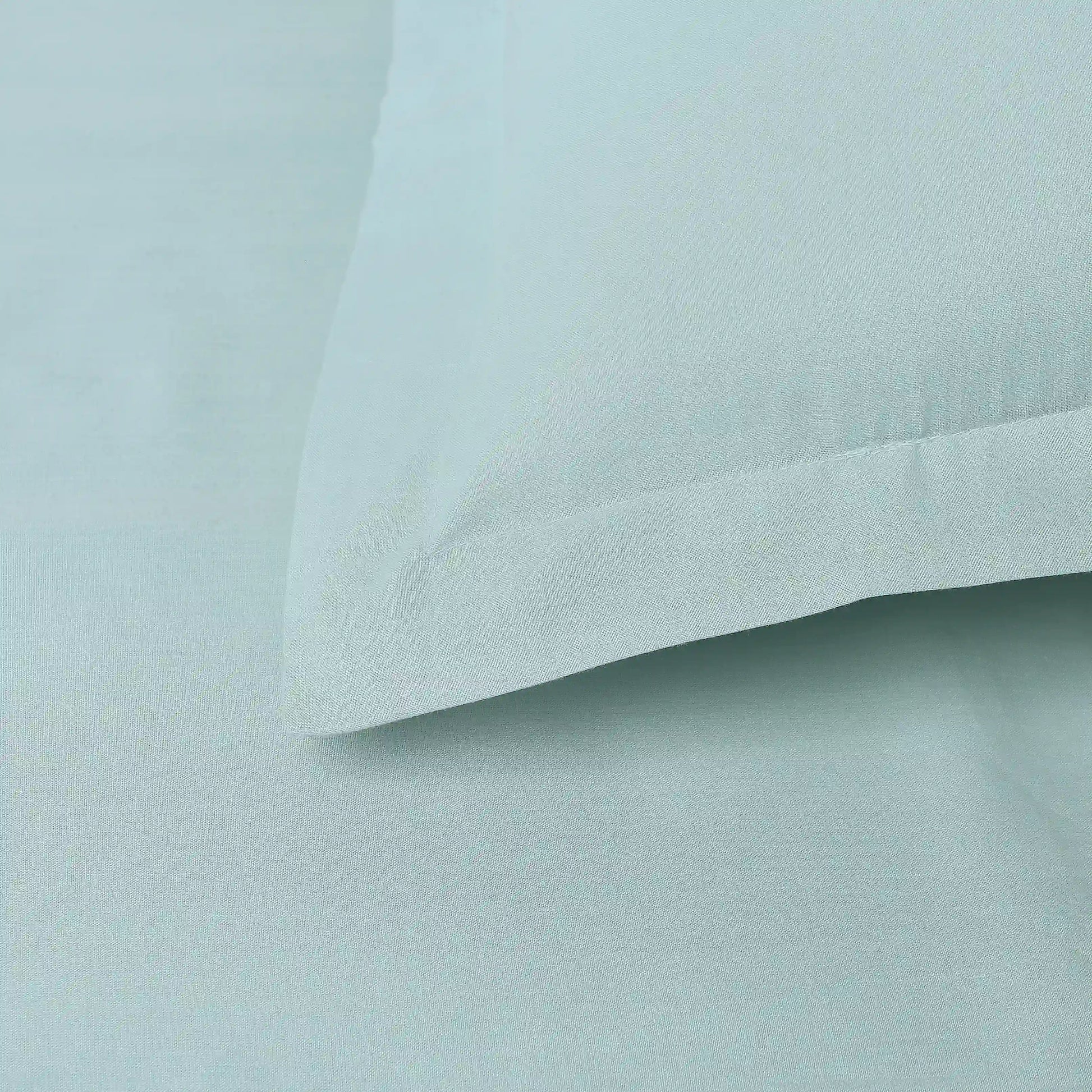 Paleto | Everyday Hues Solid Dyed Cotton Bedsheet Set-Blue Sky Blue Sky / Super King