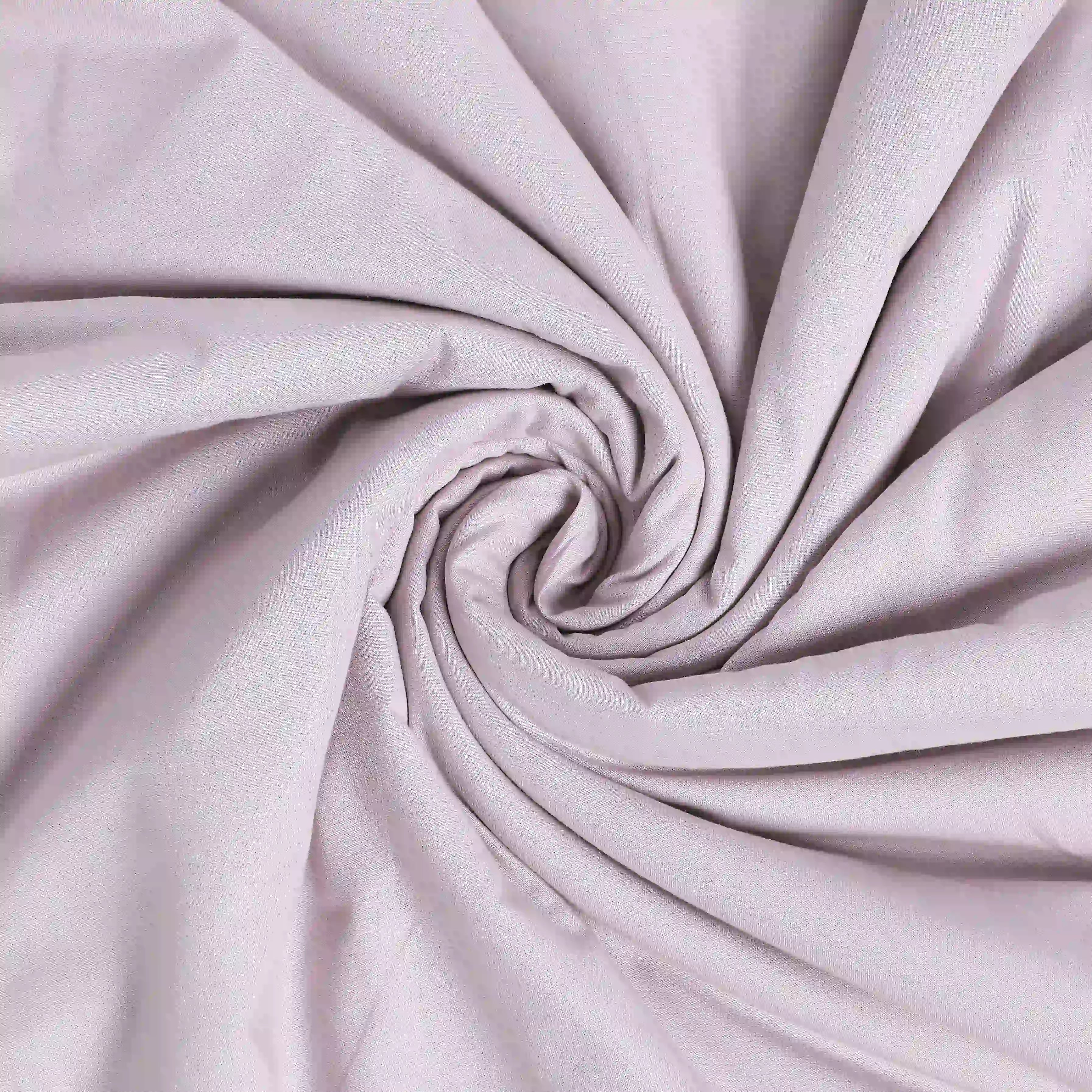 Paleto | Everyday Hues Cotton Solid Dyed Dohar with Super Soft Flannel Layering-Grey Lavender Grey Lavender / Double