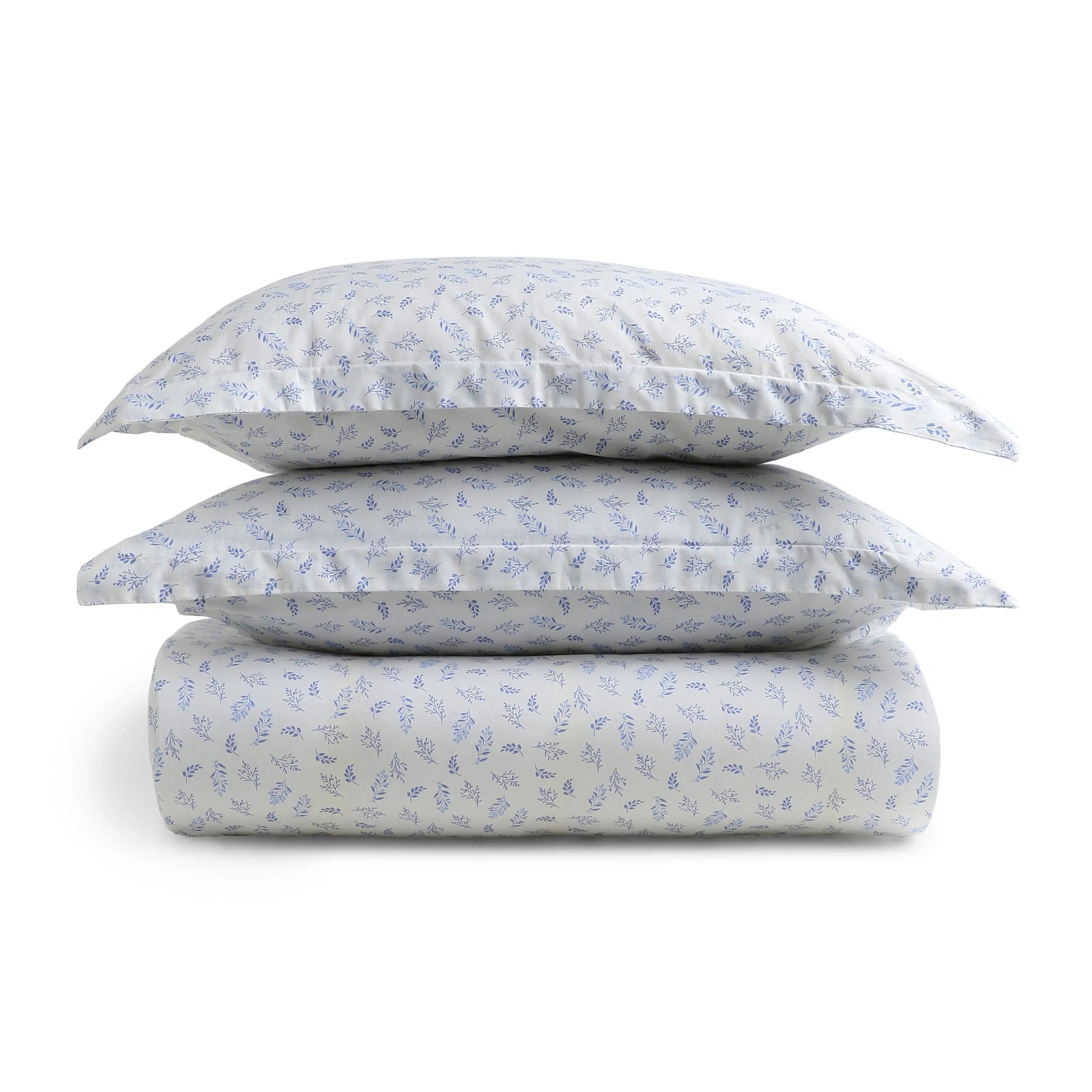 Bloomshire Classic | Everyday Charm Printed Cotton Fitted Sheet Set-Purple Purple / Queen