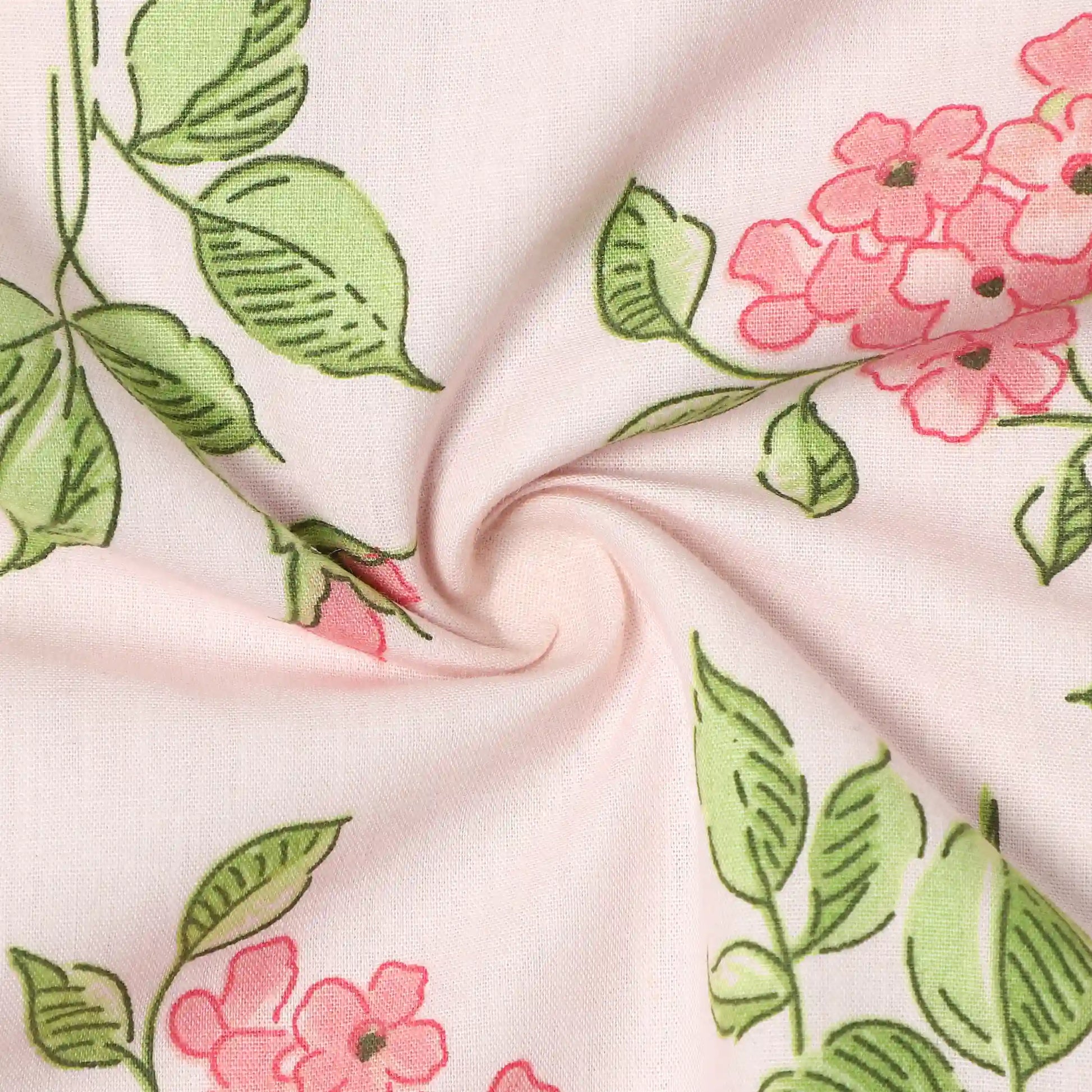 Bloomshire Luxe Printed Dohar-Pink Pink / Double