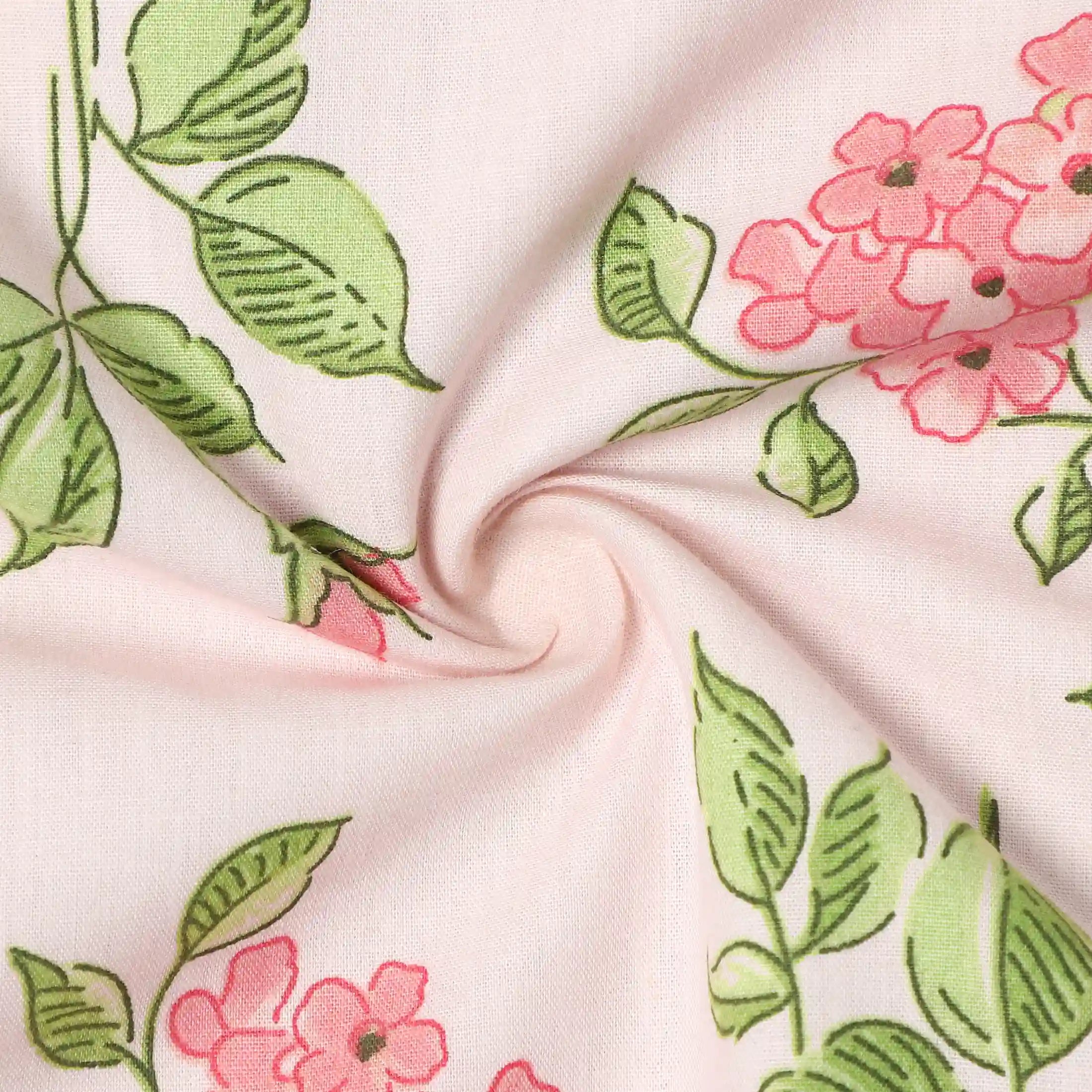 Bloomshire Luxe Printed Dohar-Pink Pink / Double