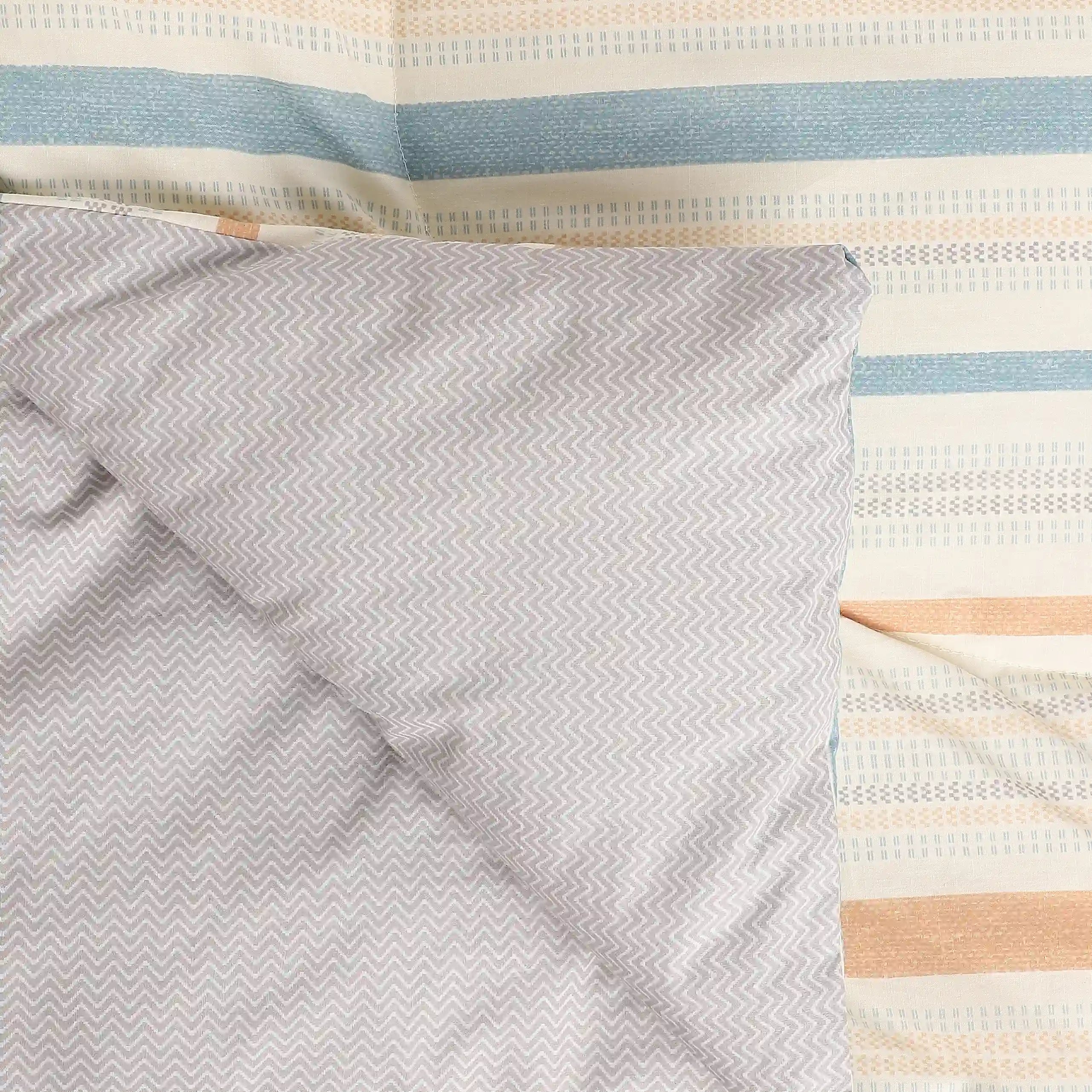 Threadscapes Printed Comforter-120gsm-Multicolour Multicolour / Double