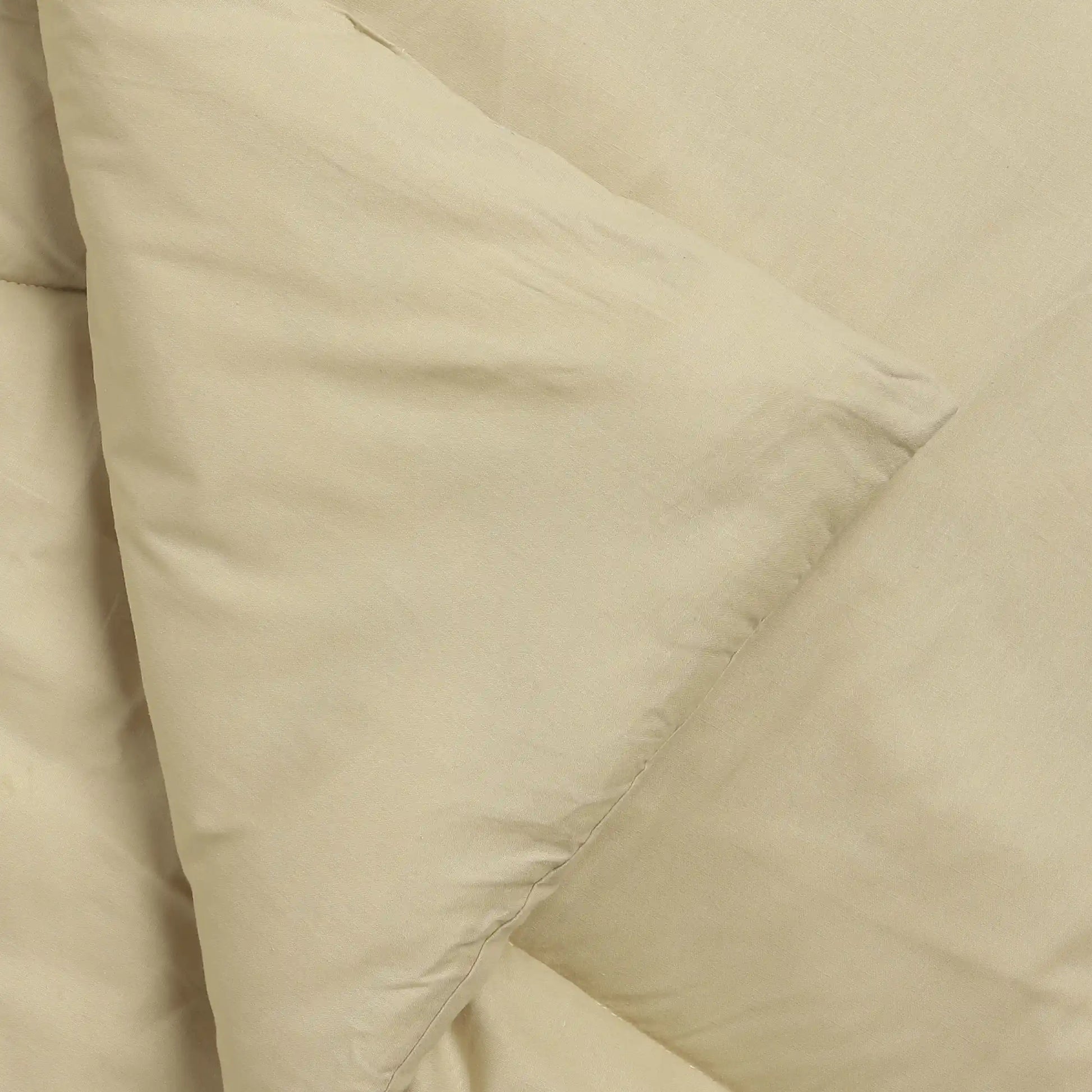 Paleto | Everyday Hues Cotton Solid Dyed 240GSM Comforter for Extra Warmth-Beige Beige / Double