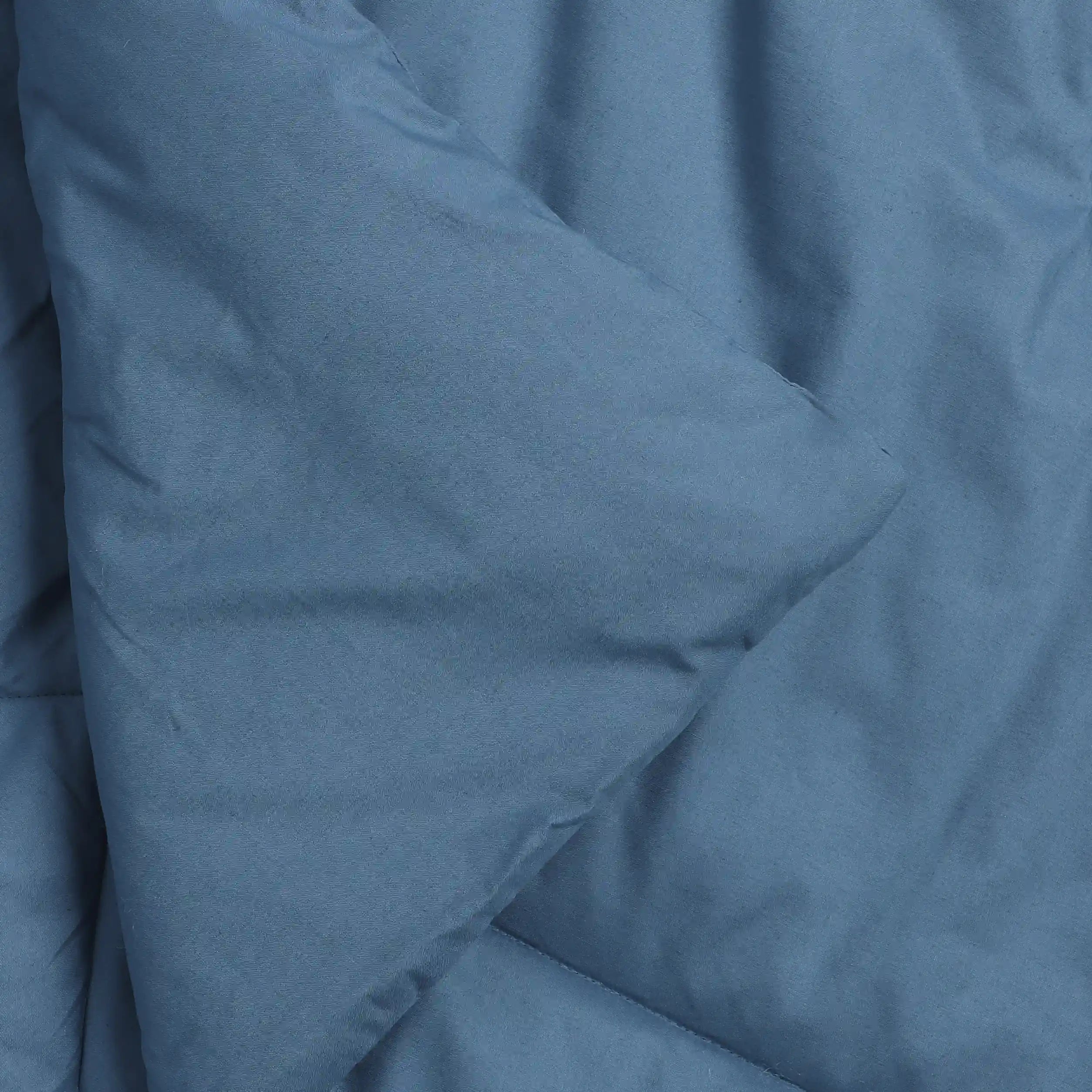 Paleto | Everyday Hues Cotton Solid Dyed 240GSM Comforter for Extra Warmth-Mineral Mineral / Double