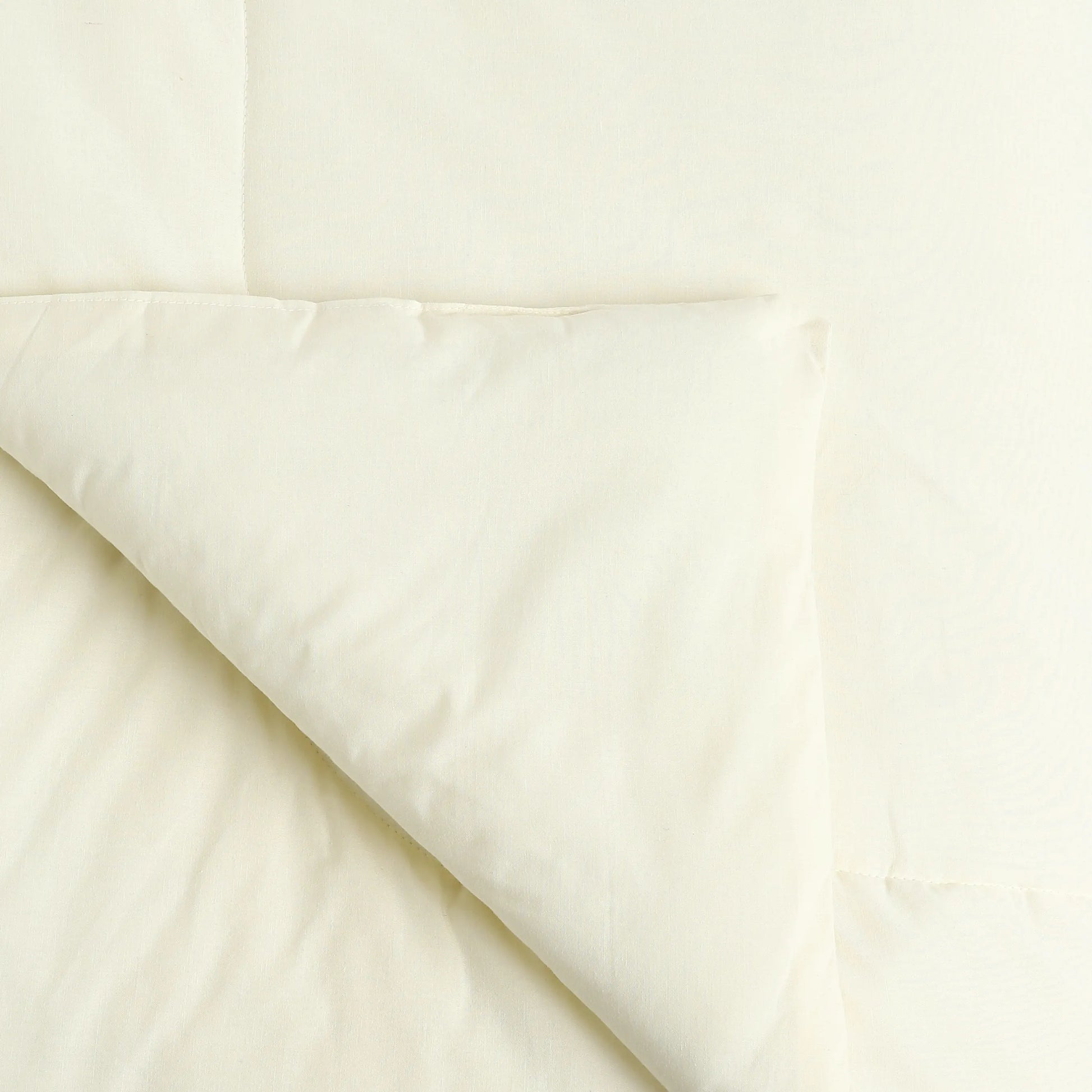 Paleto | Everyday Hues Cotton Solid Dyed 240GSM Comforter for Extra Warmth-Ivory Ivory / Double