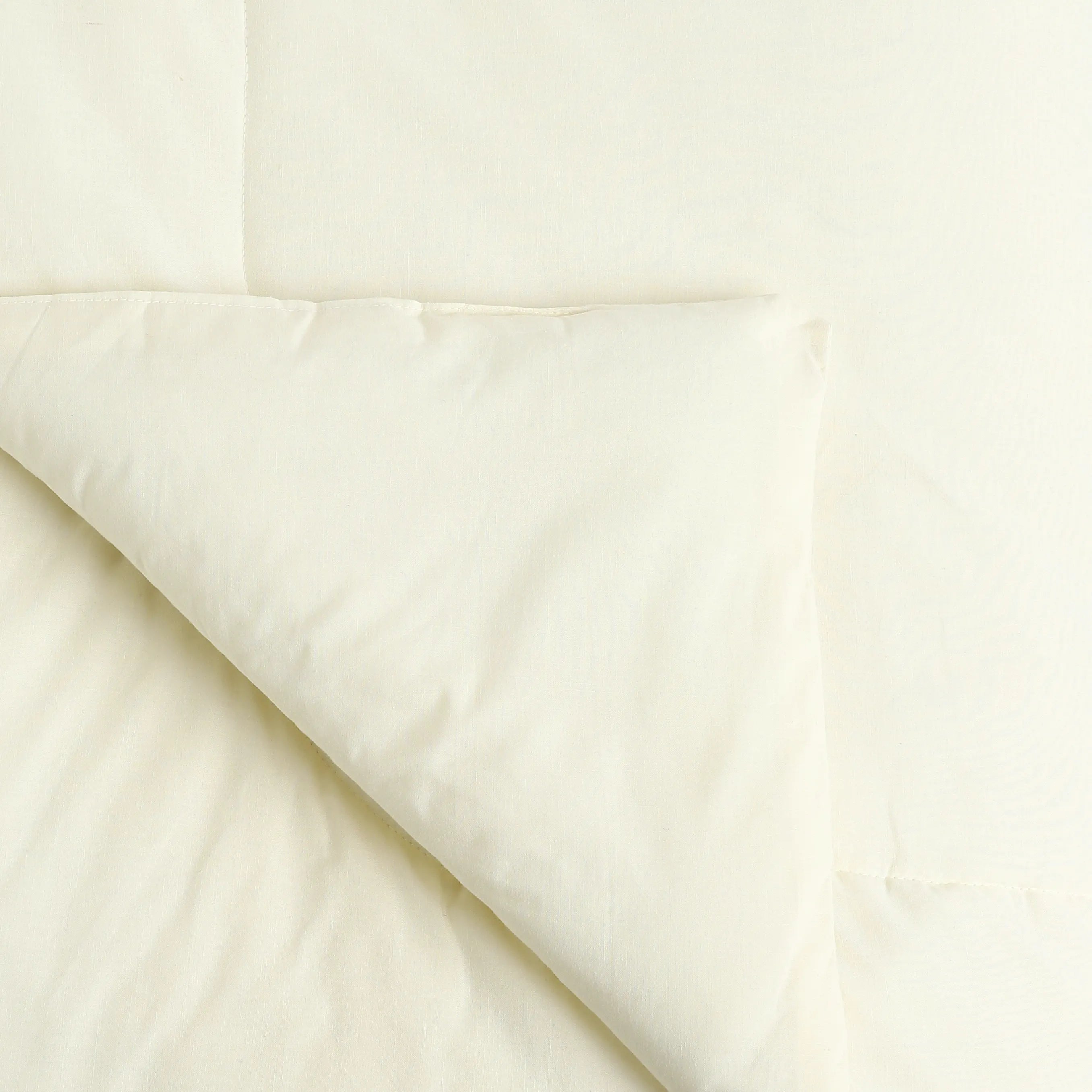 Paleto | Everyday Hues Cotton Solid Dyed 240GSM Comforter for Extra Warmth-Ivory Ivory / Double