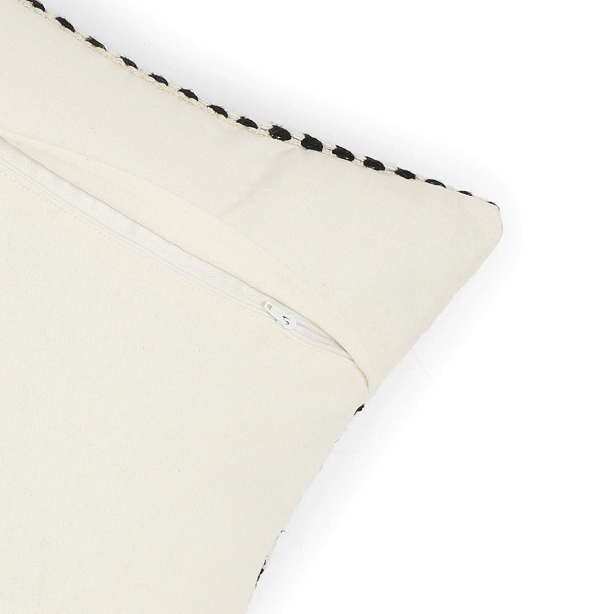 Vissencia 100% Cotton Woven Cushion Cover | Boho Bliss Sand / Cushion Cover (41cm x 41cm)