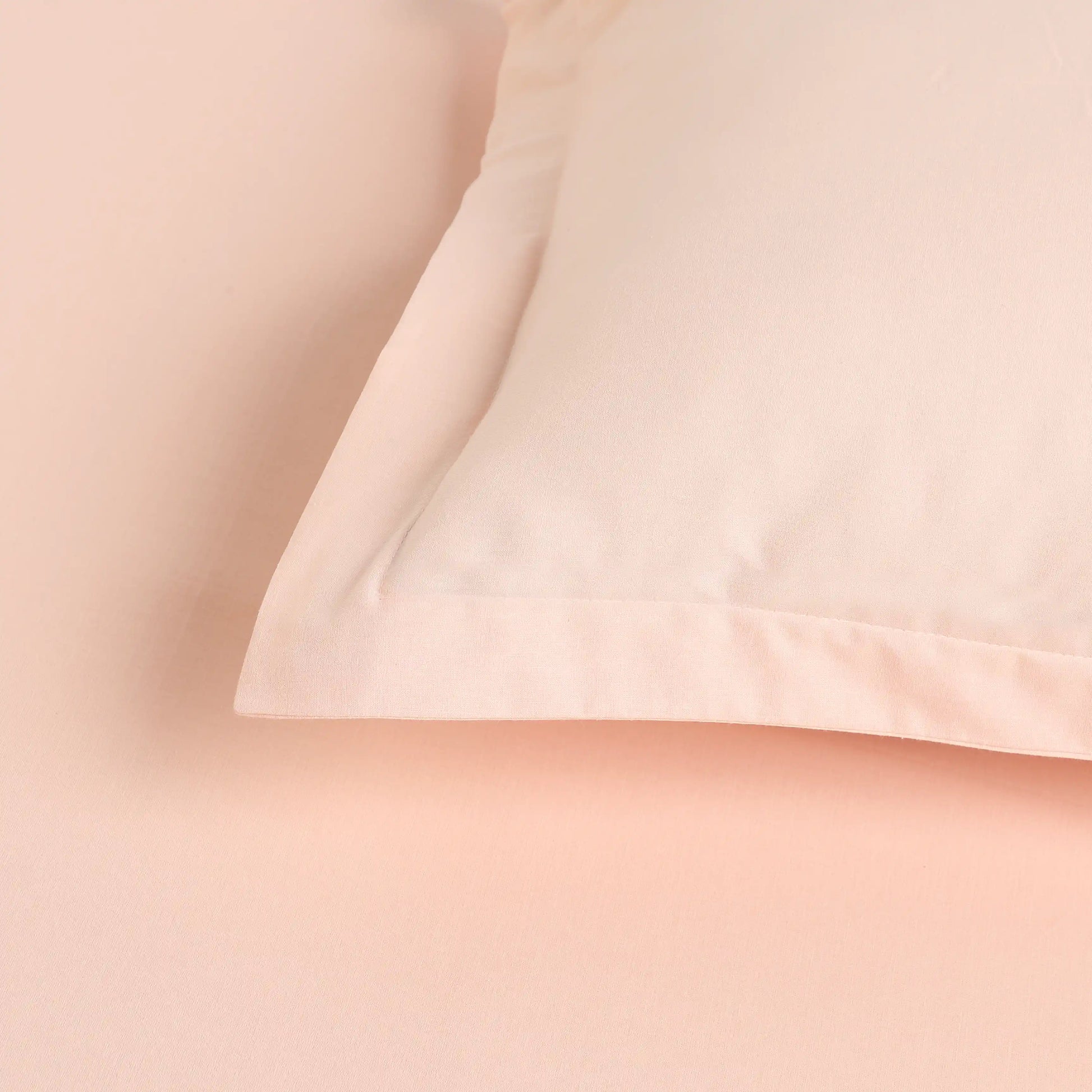 Paleto | Everyday Hues Solid Dyed Cotton Bedsheet Set-Veiled Rose Veiled Rose / Double
