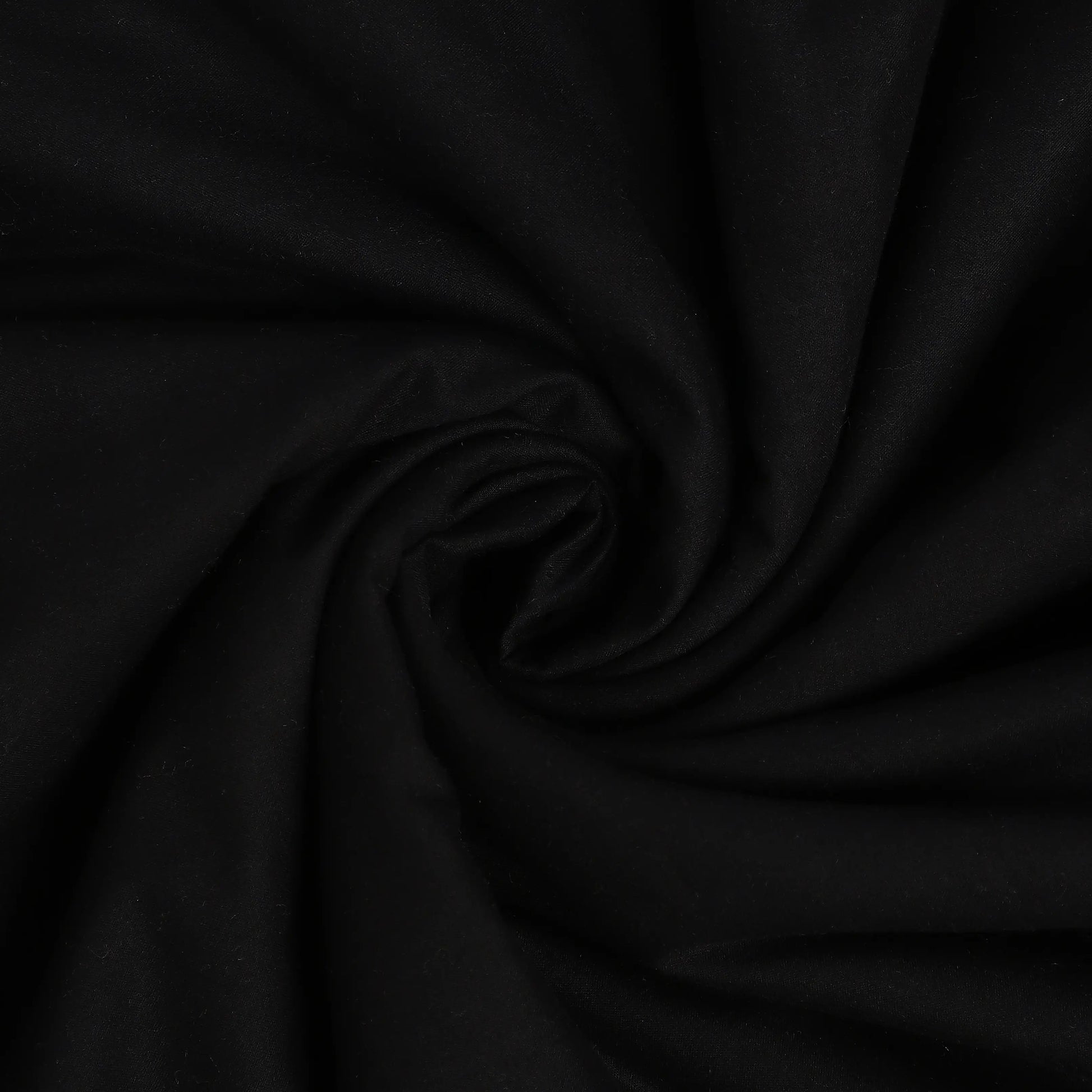 Paleto | Everyday Hues Cotton Solid Dyed Dohar with Super Soft Flannel Layering-Black Black / Double