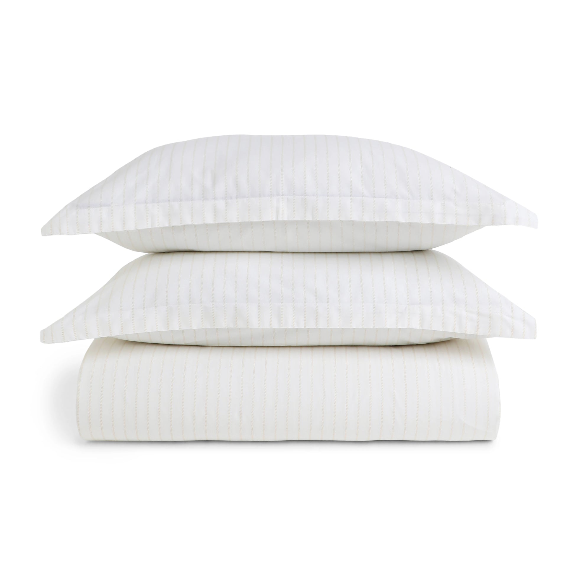 Bloomshire Classic 100% Cotton Fitted Sheet Set Beige / Queen