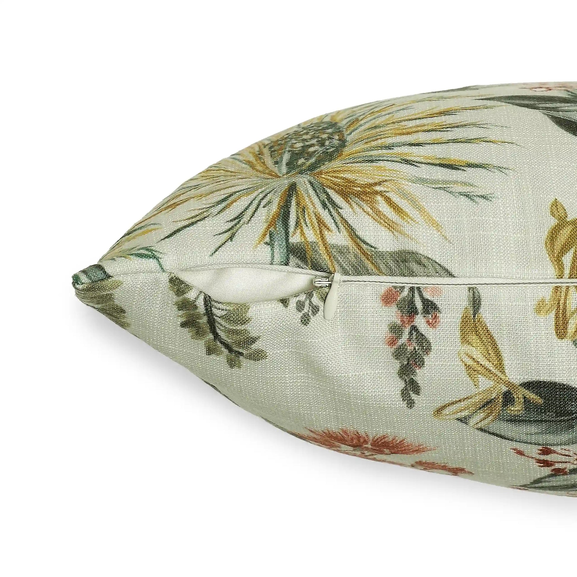 Vissencia Printed Cushion Cover | Meadow Rustic Timber / Cushion Cover (51cm x 51cm)
