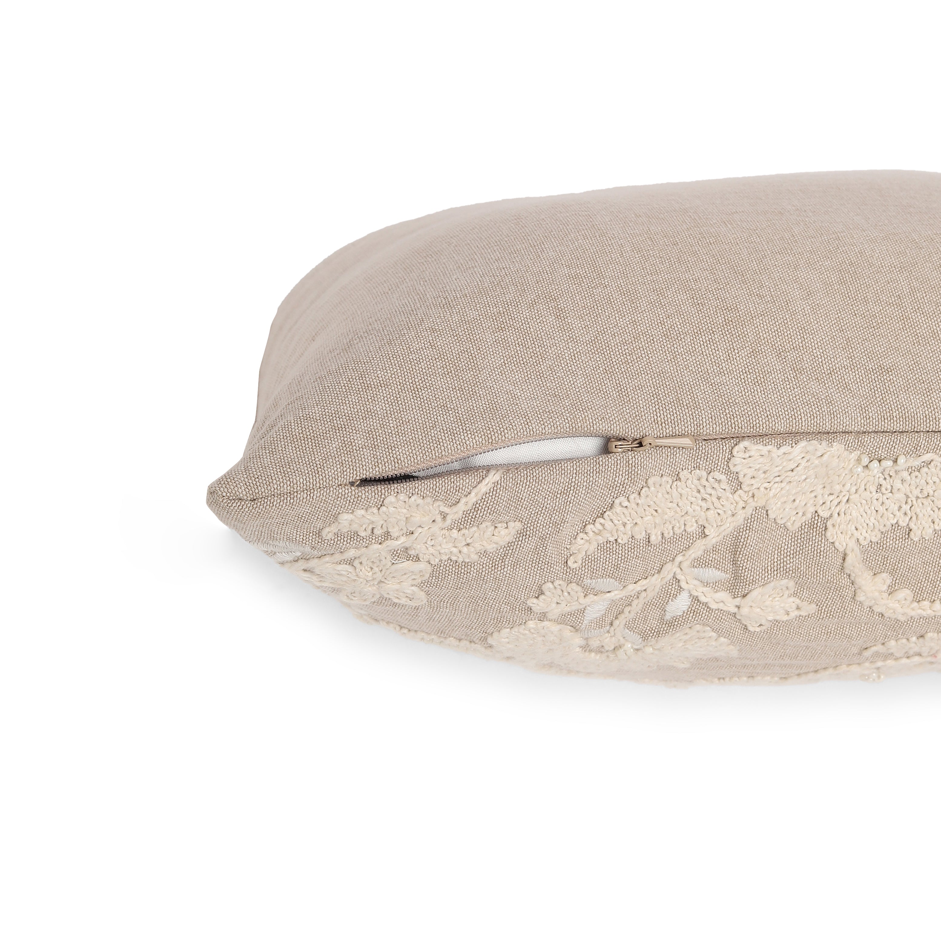 Espricia 100% Cotton Cushion Cover | Beige