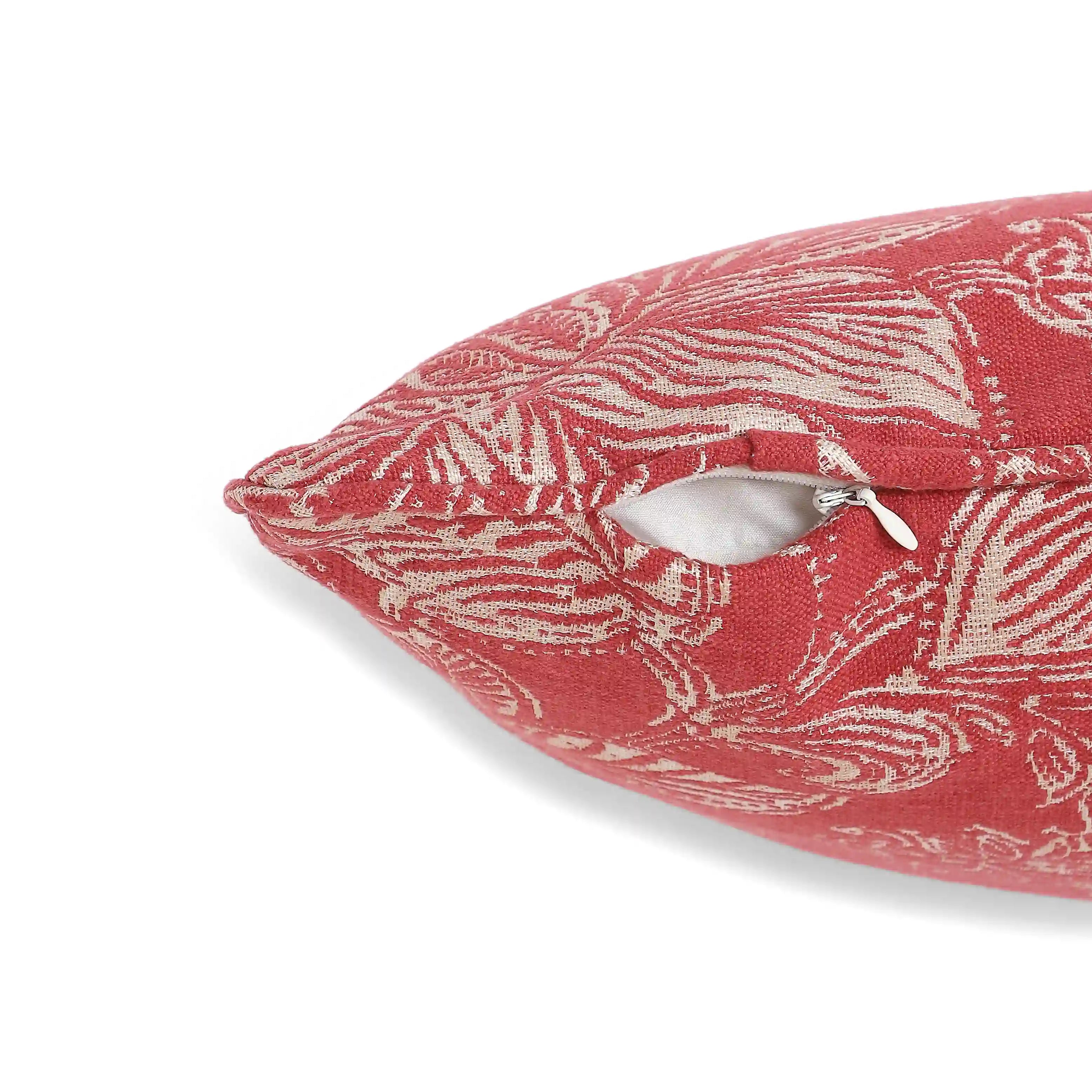 Vissencia Printed Cushion Cover | Blooming Chintz Merlot / Cushion Cover (51cm x 51cm)