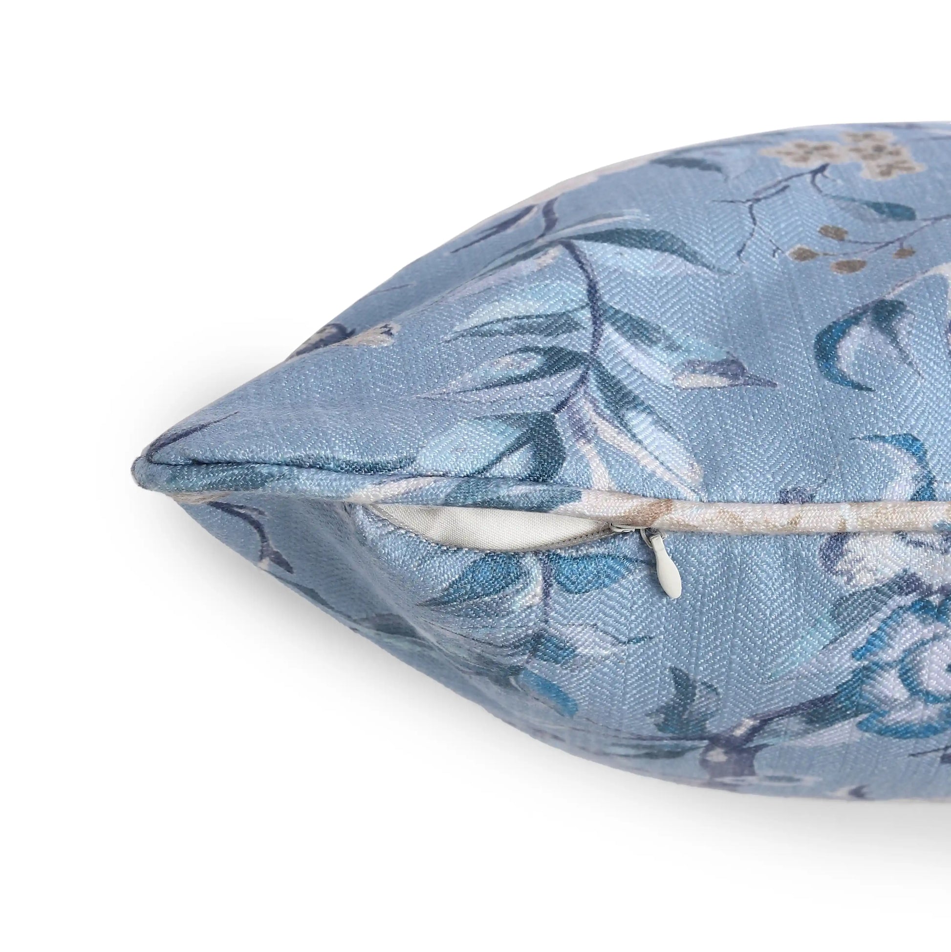 Espricia Printed Cushion Cover | Gardenia Azure / Cushion Cover (51cm x 51cm)