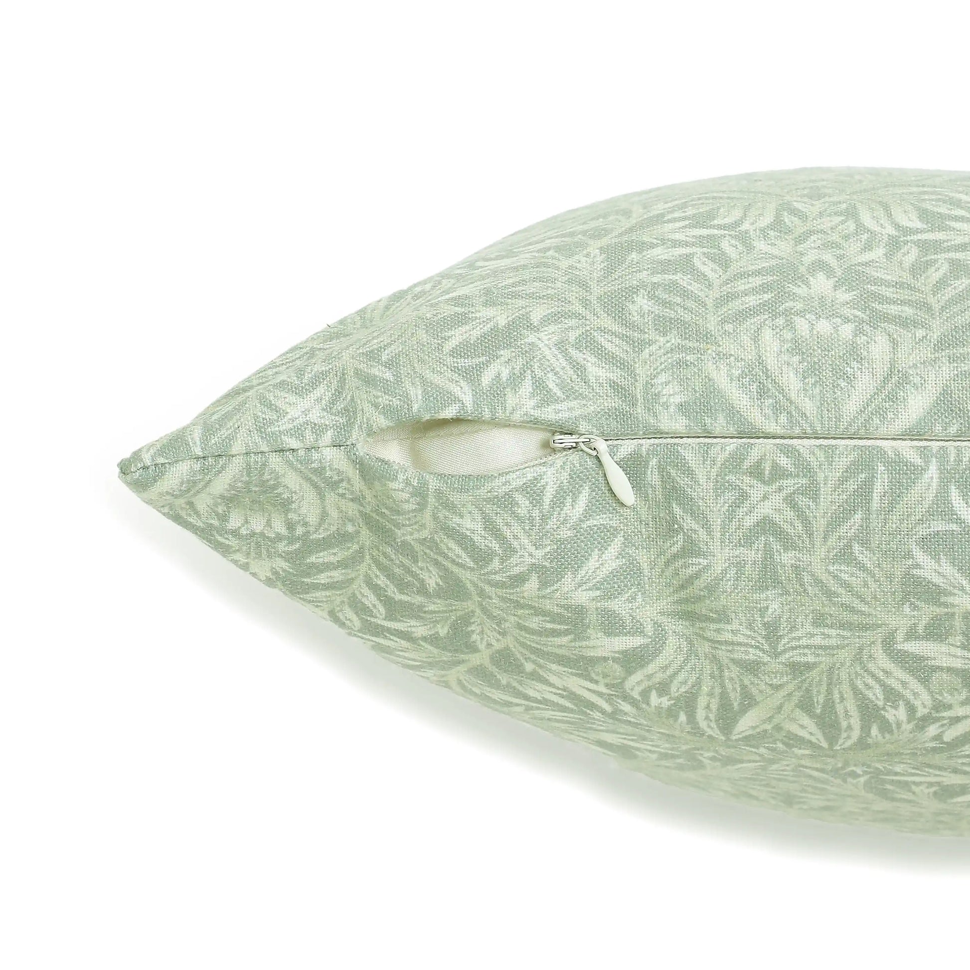 Vissencia Printed Cushion Cover | Floral Fresco Sage / Cushion Cover (41cm x 41cm)