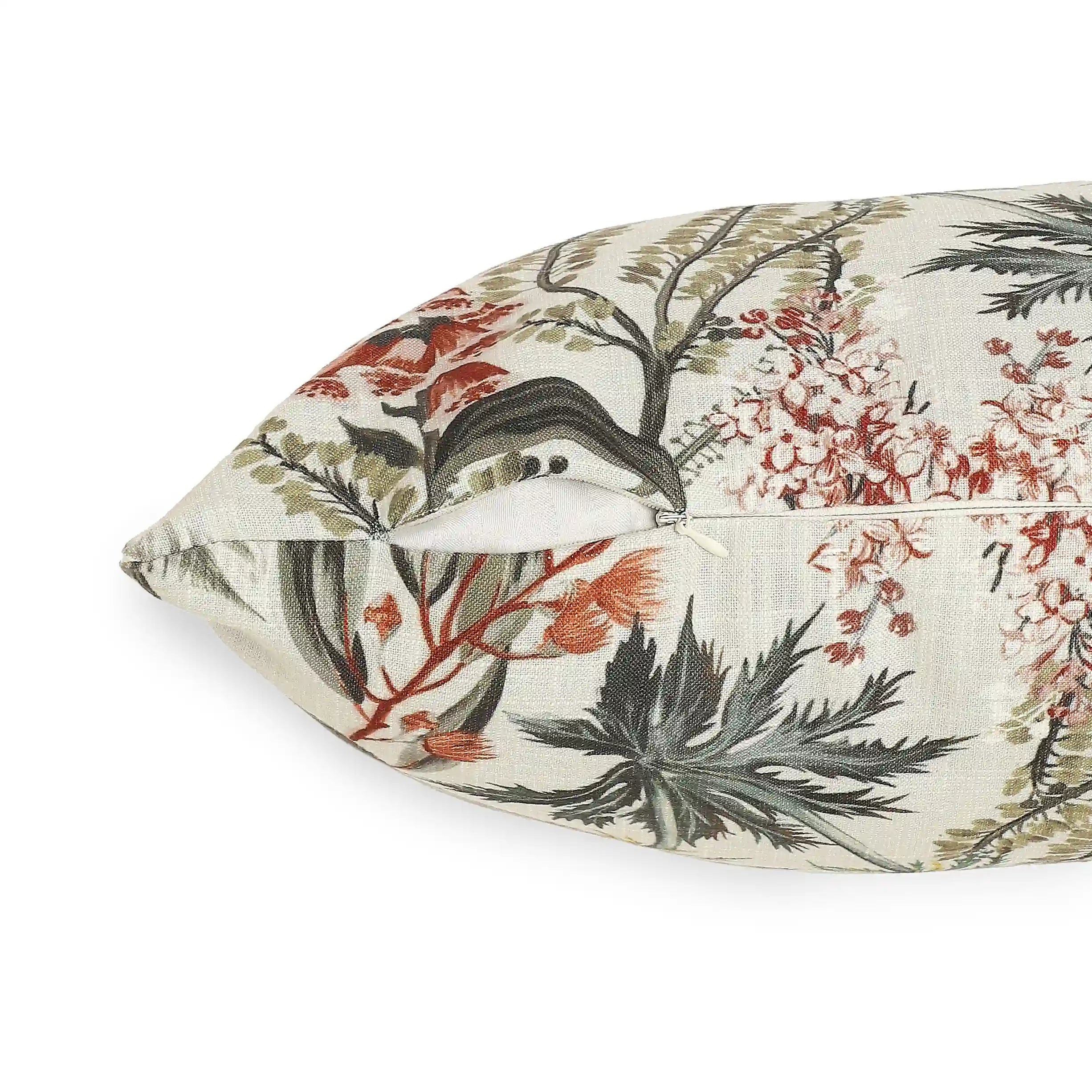 Vissencia Printed Cushion Cover | Meadow Rustic Timber / Cushion Cover (41cm x 66cm)