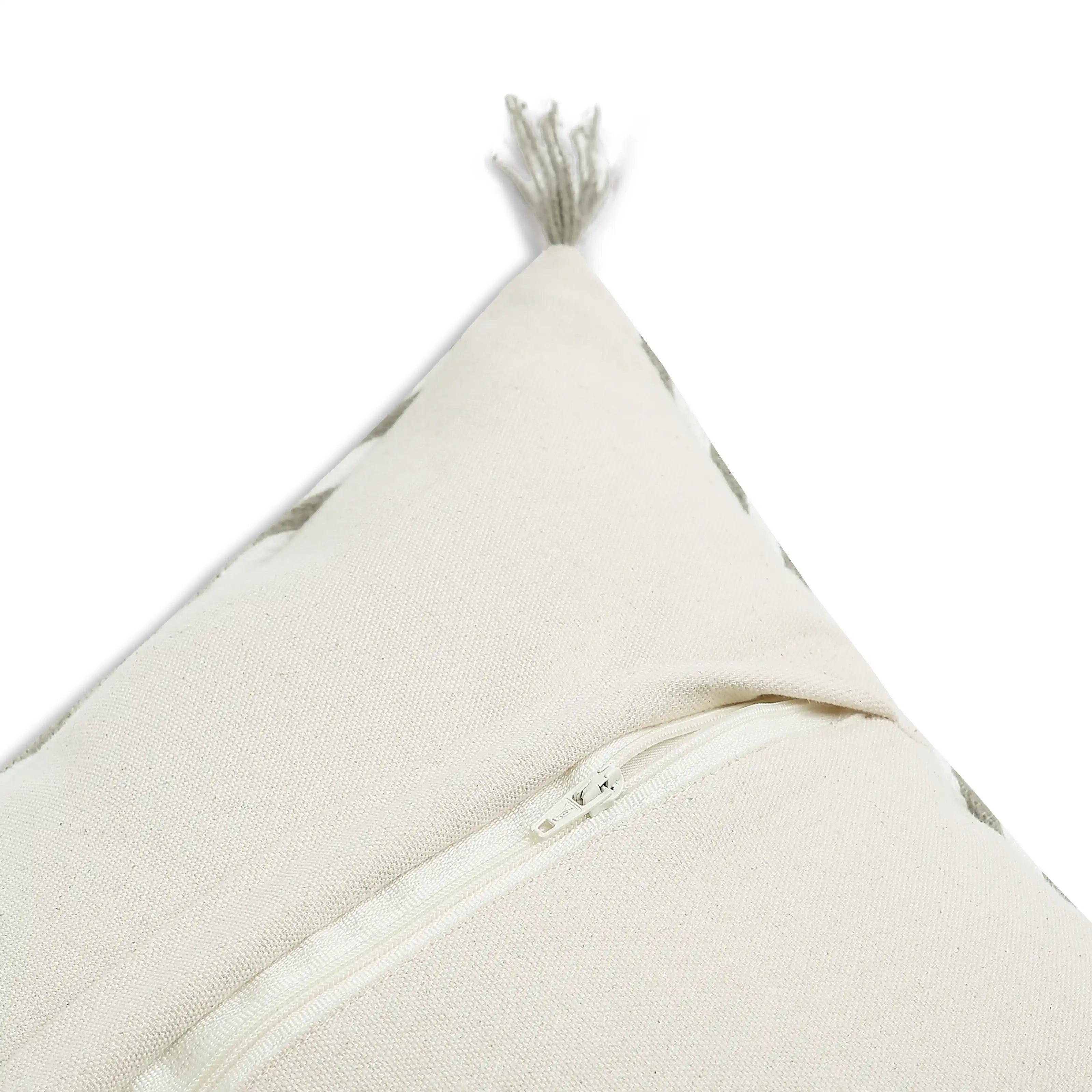 Espricia 100% Linen Woven Cushion Cover | Loom Tales Natural Oat / Cushion Cover (51cm x 51cm)