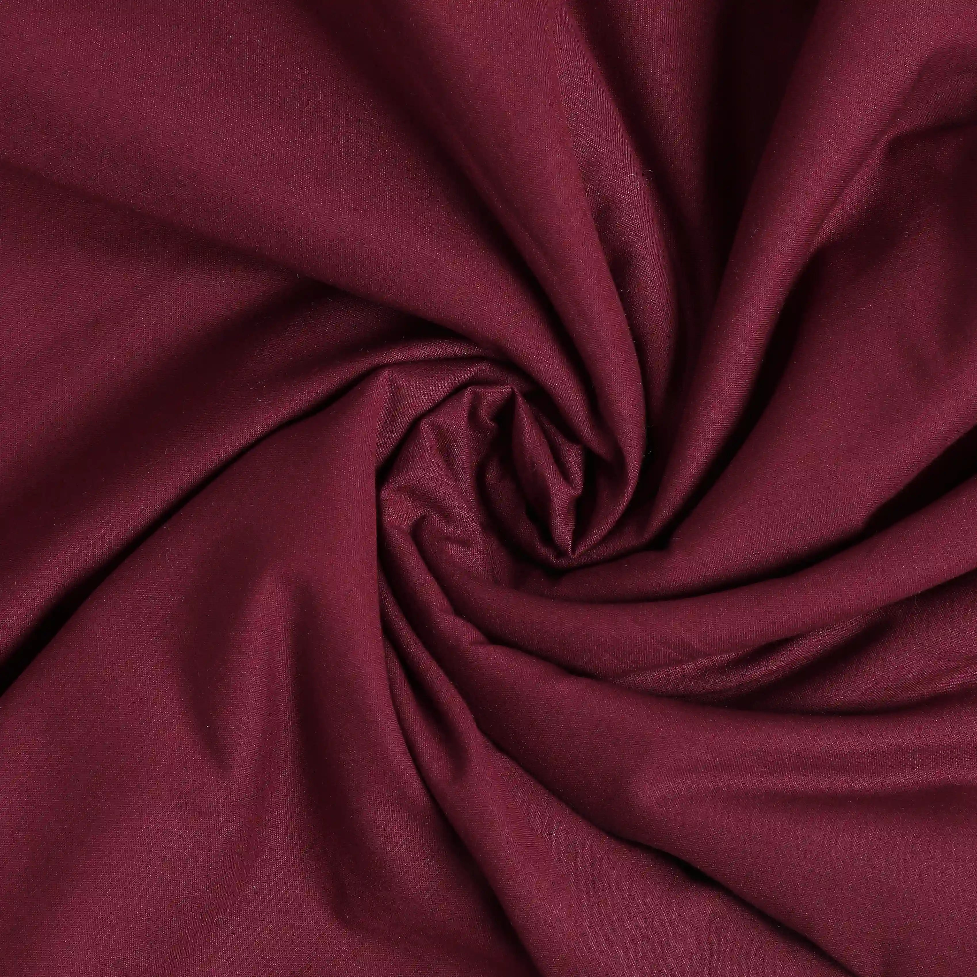 Paleto | Everyday Hues Cotton Solid Dyed Dohar with Super Soft Flannel Layering-Windsor Wine Windsor Wine / Single