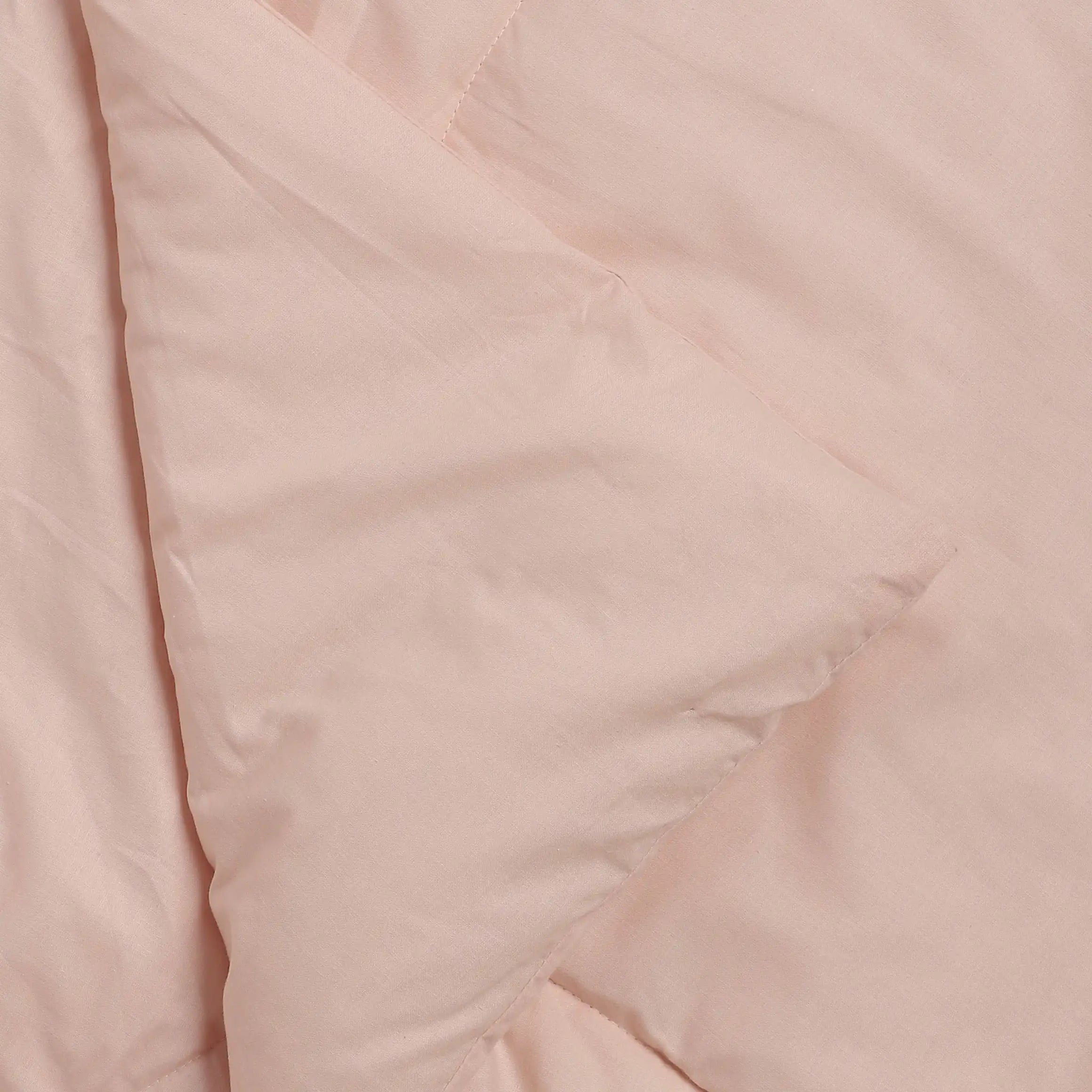 Paleto | Everyday Hues Cotton Solid Dyed 120GSM Comforter-Veiled Rose Veiled Rose / Double