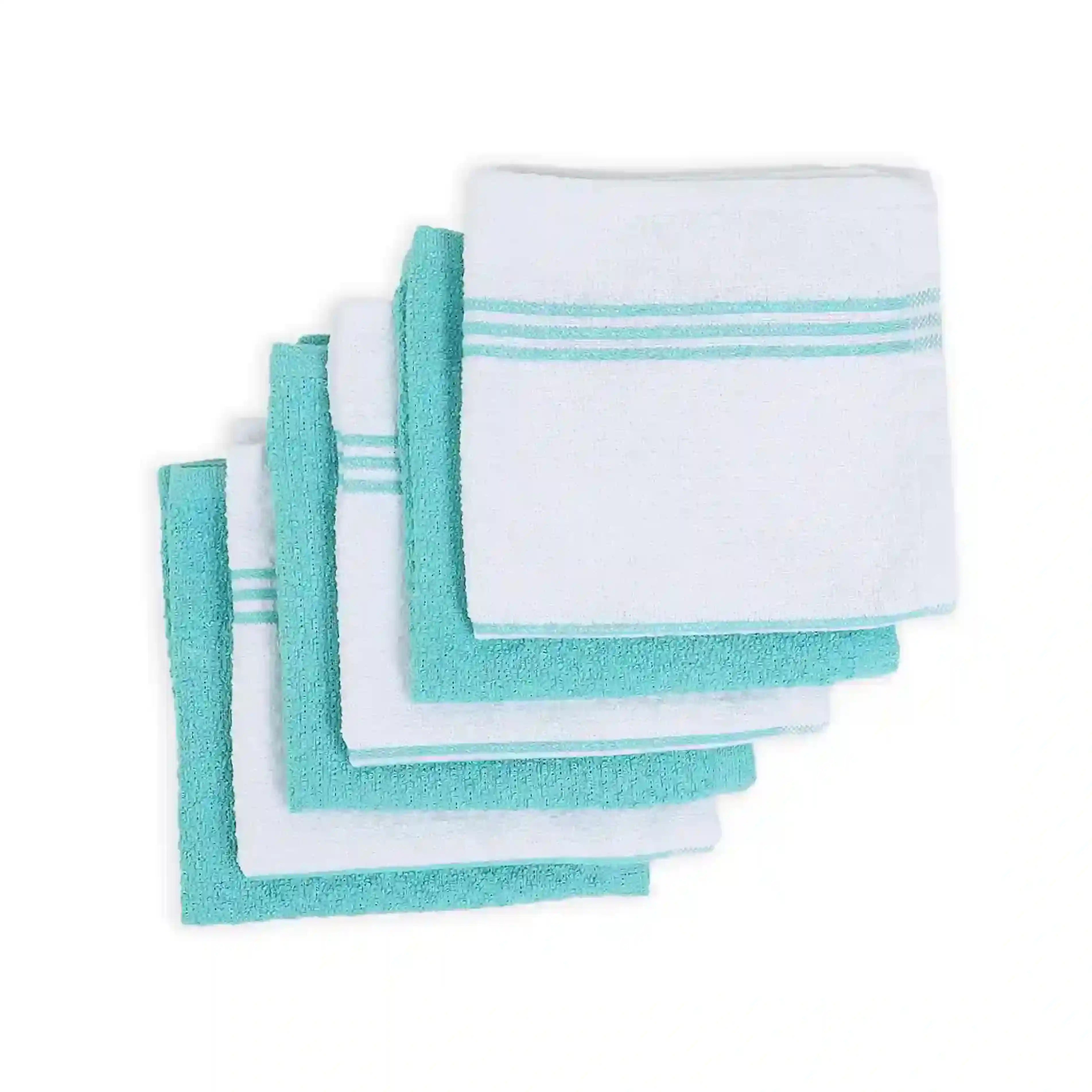Kaleida 16-Piece Kitchen Linen Set Celeste Ceremonies