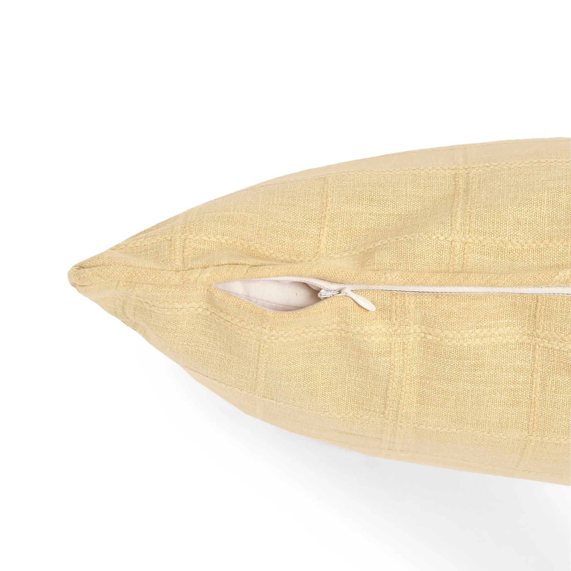 Espricia Woven Cushion Cover | Interlaced Honey / Cushion Cover (41cm x 41cm)