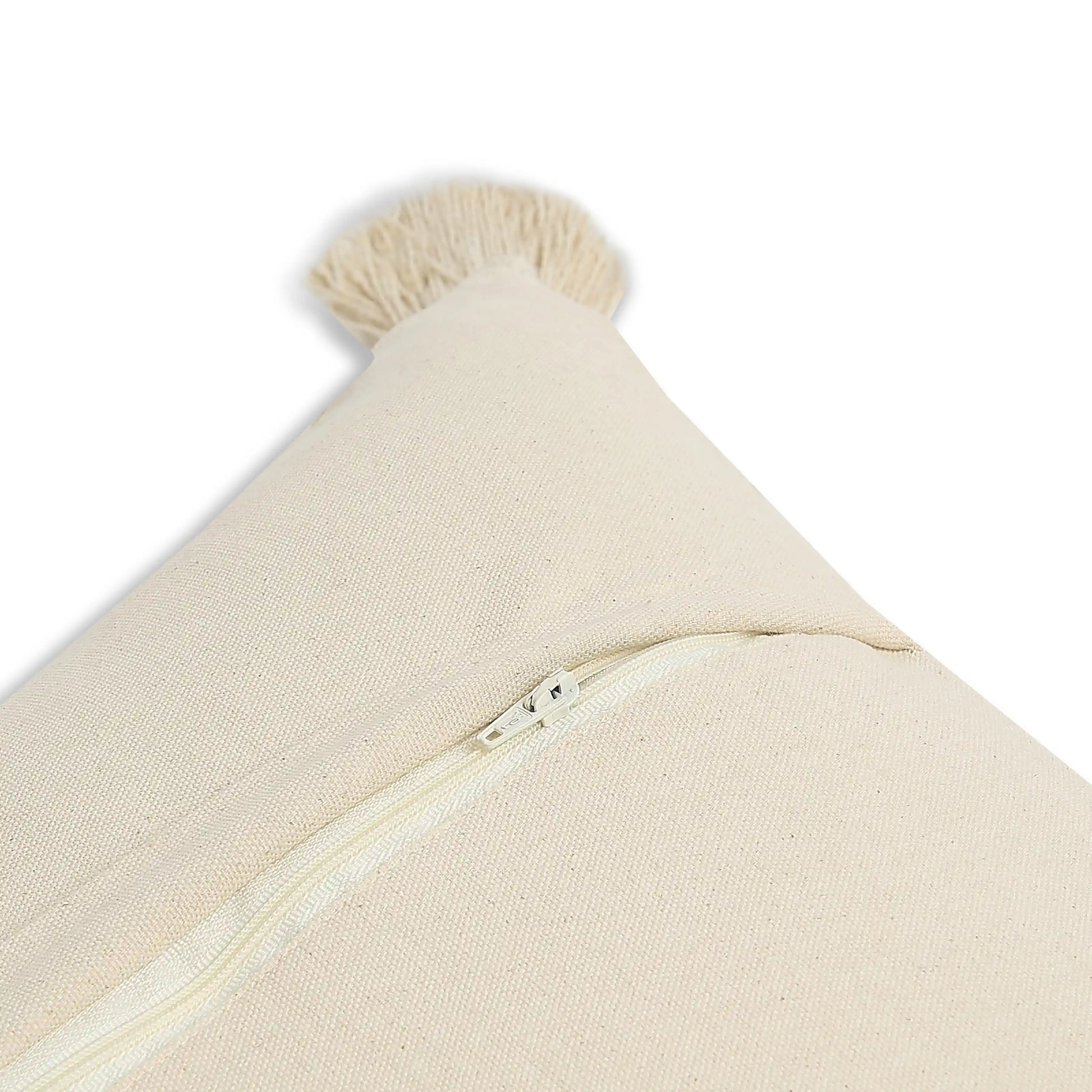 Vissencia Embroidered Cushion Cover | Tana Bana Olive Moss / Cushion Cover (41cm x 41cm)