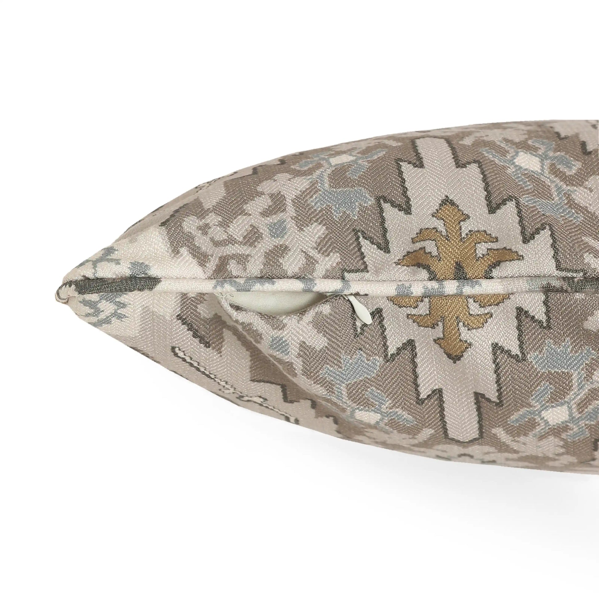 Espricia Printed Cushion Cover | Indian Regal Earthy Bliss / Cushion Cover (51cm x 51cm)