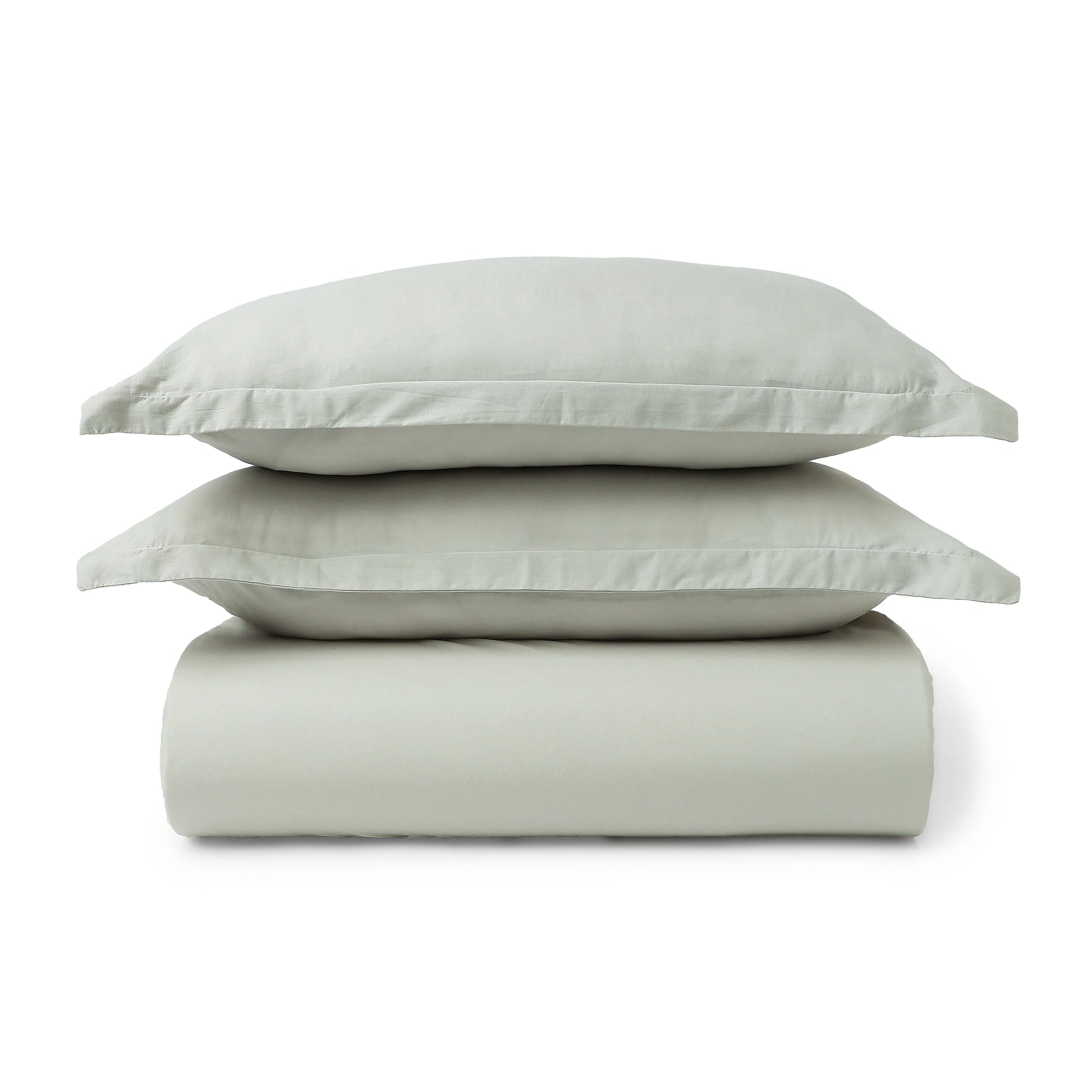 Paleto | Everyday Hues Solid Dyed Cotton Fitted Sheet Set-Silver Silver / King