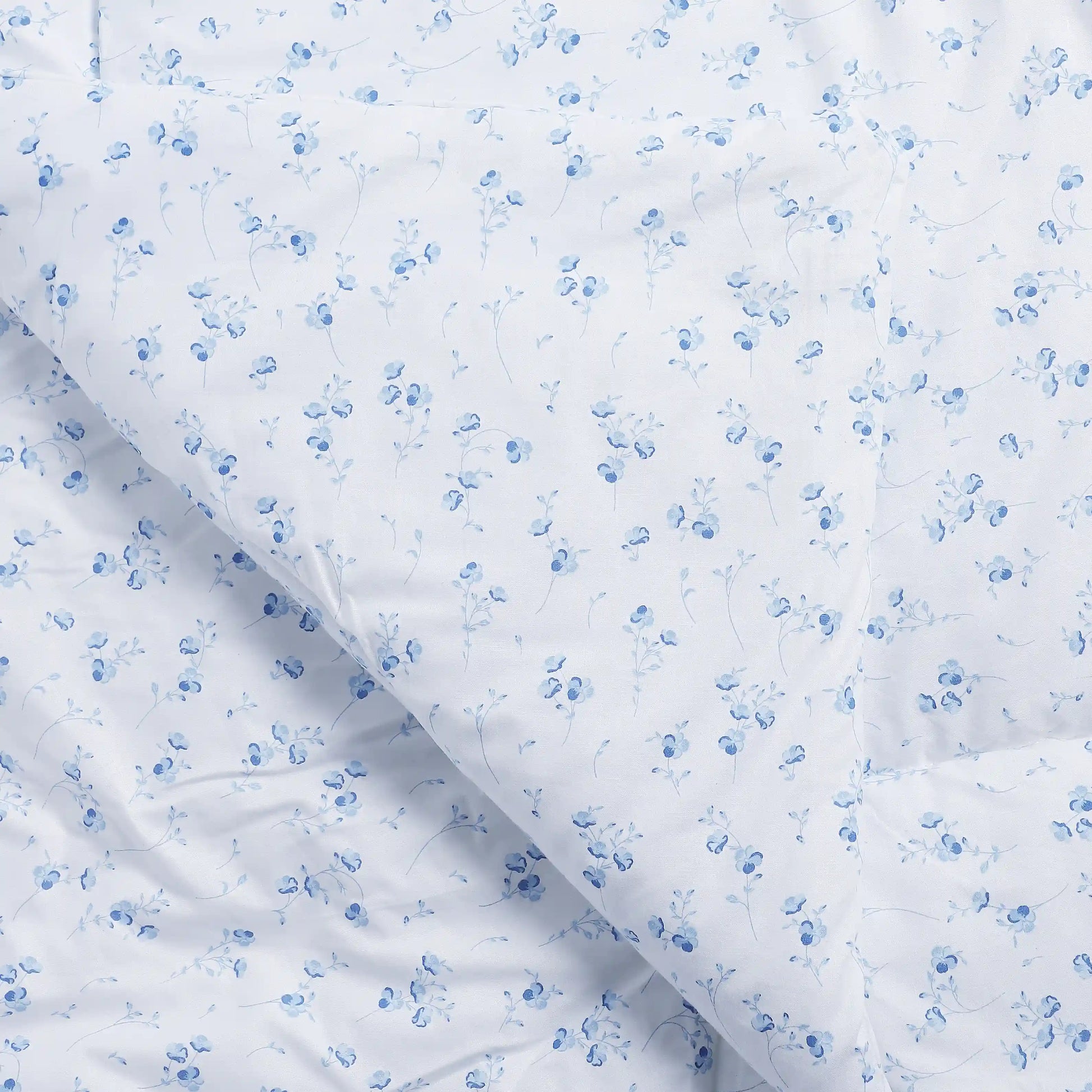 Bloomshire Classic | Everyday Charm Printed 240GSM Reversible Comforter for Extra Warmth-Ocean Blue Ocean Blue / Double