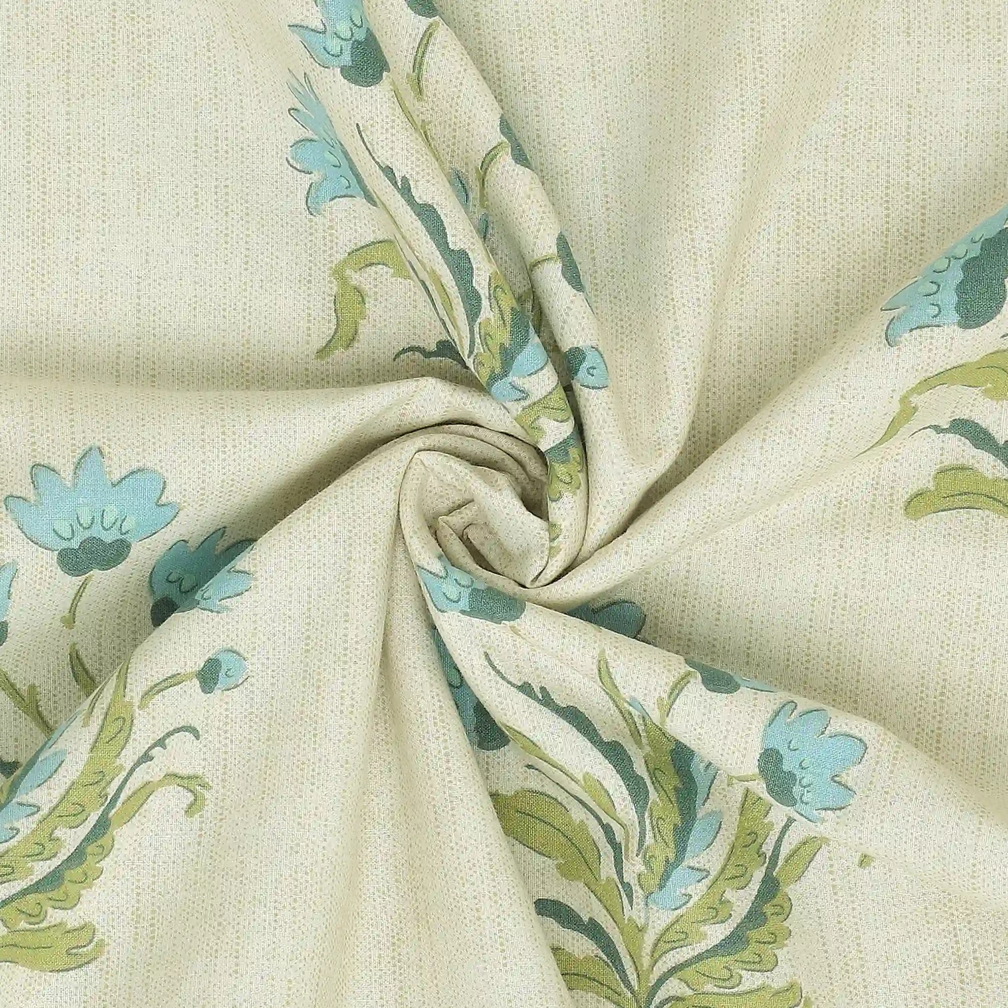 Chippa Lane | Contemporary Indian Print Design Reversible Dohar with Super Soft Flannel Layering-Indian Sage Indian Sage / Single
