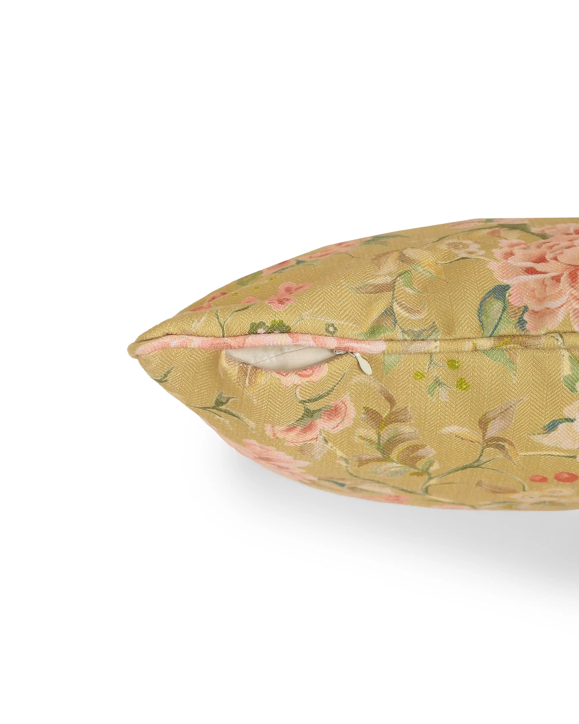Espricia Printed Cushion Cover | Gardenia Warm Amber / Cushion Cover (51cm x 51cm)