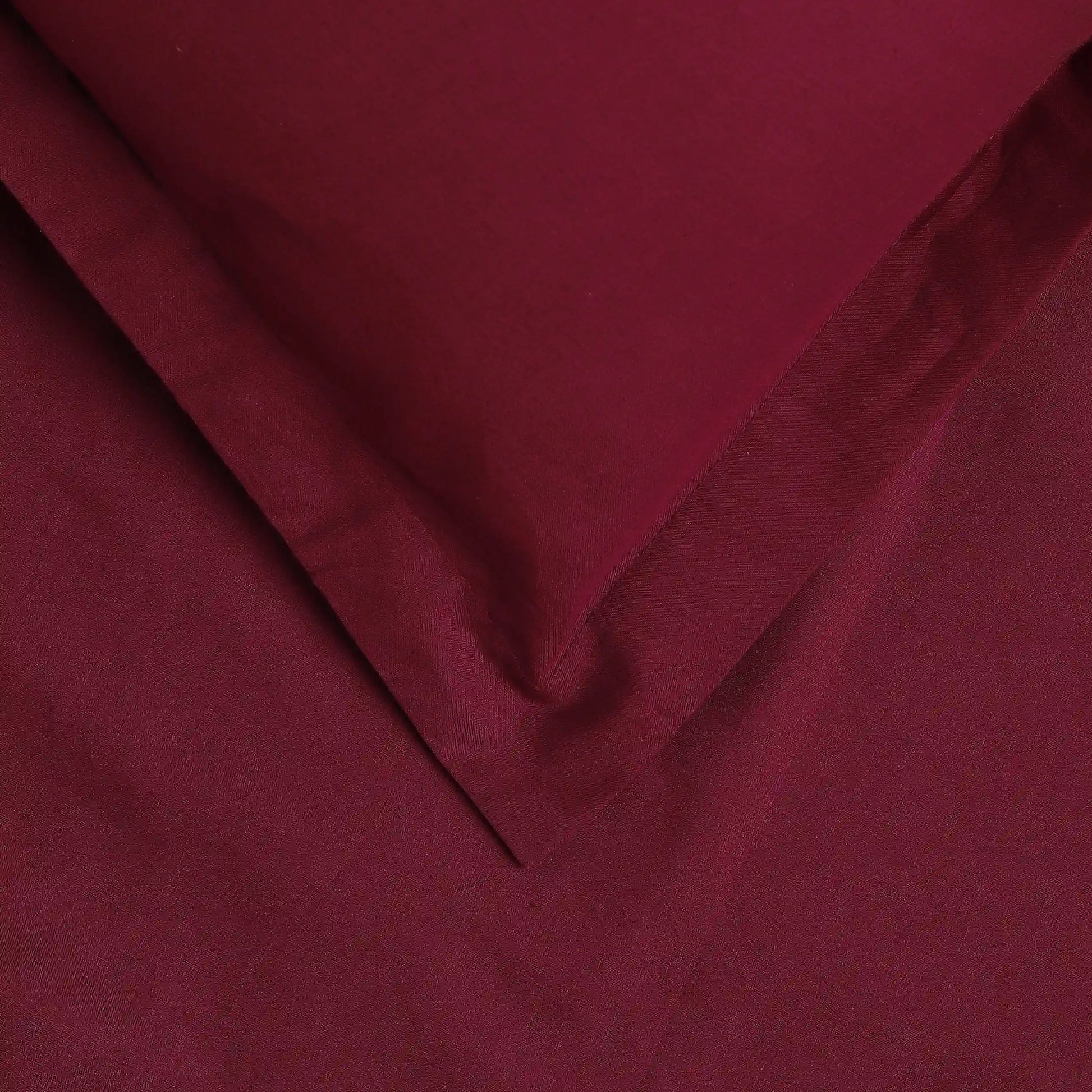Paleto | Everyday Hues Solid Dyed Cotton Bedsheet Set-Windsor Wine Windsor Wine / Single