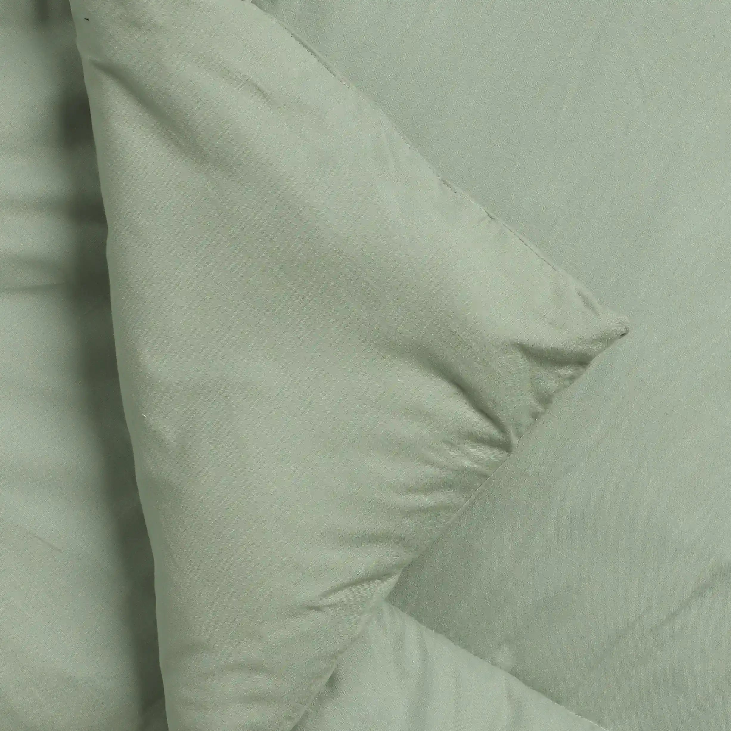 Paleto | Everyday Hues Cotton Solid Dyed 240GSM Comforter for Extra Warmth-Green Sage Green Sage / Double