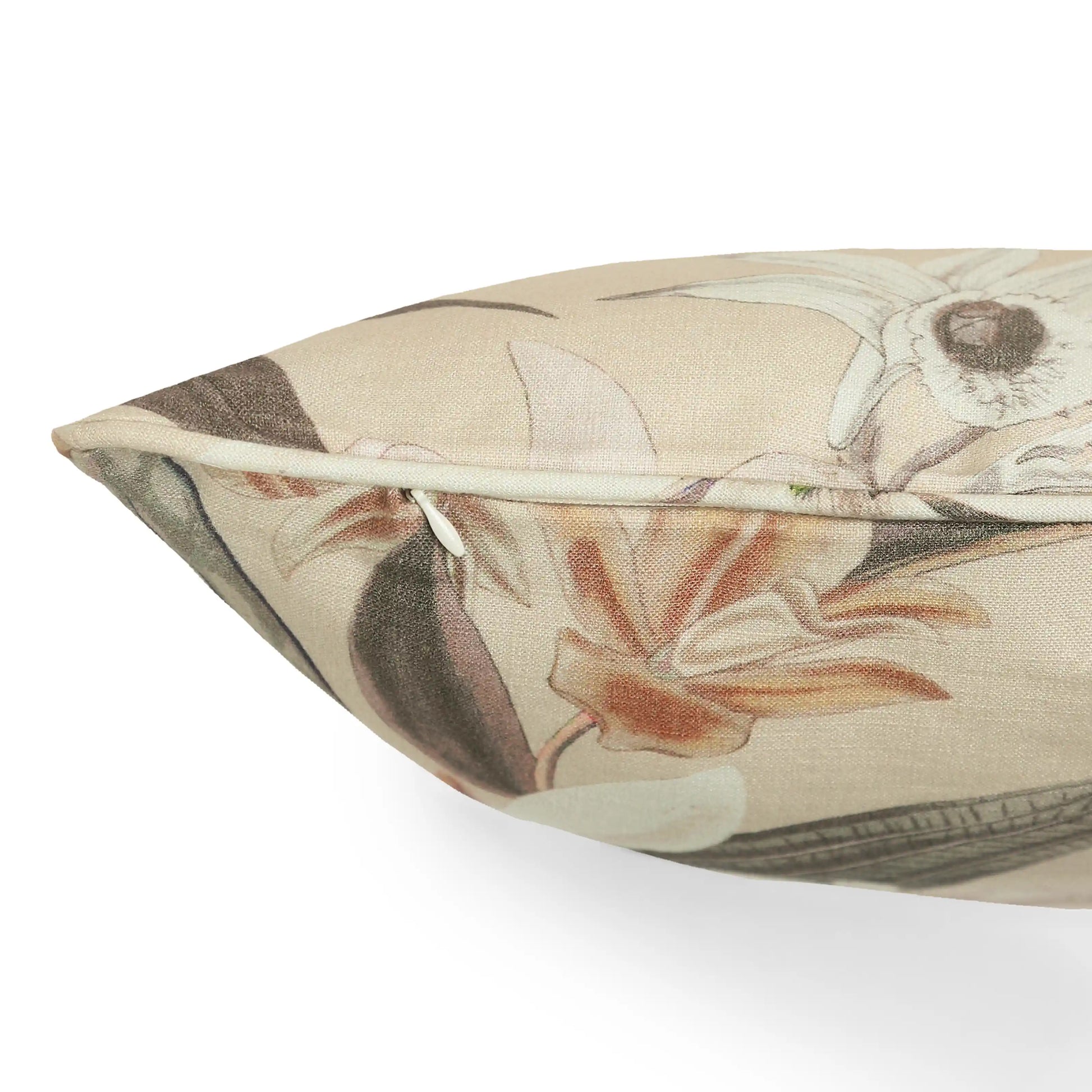 Espricia Printed Cushion Cover | Botanic Hues Sepia / Cushion Cover (51cm x 51cm)
