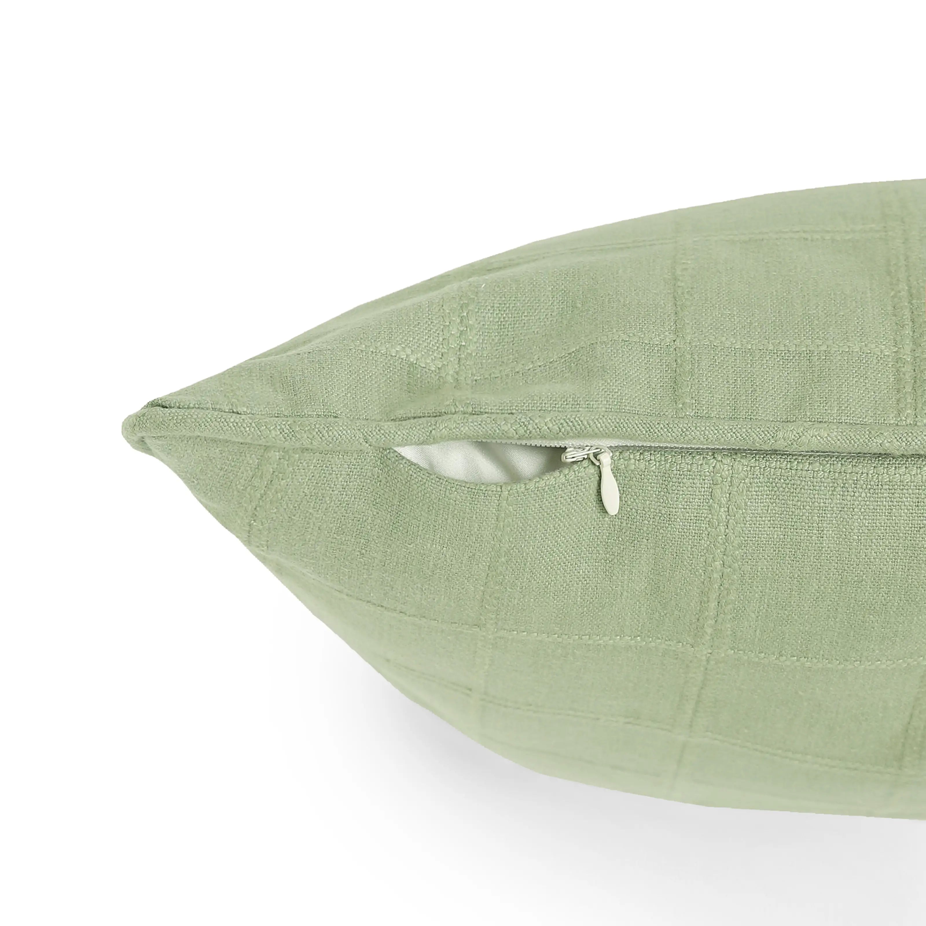 Espricia Woven Cushion Cover | Interlaced Sage / Cushion Cover (41cm x 41cm)