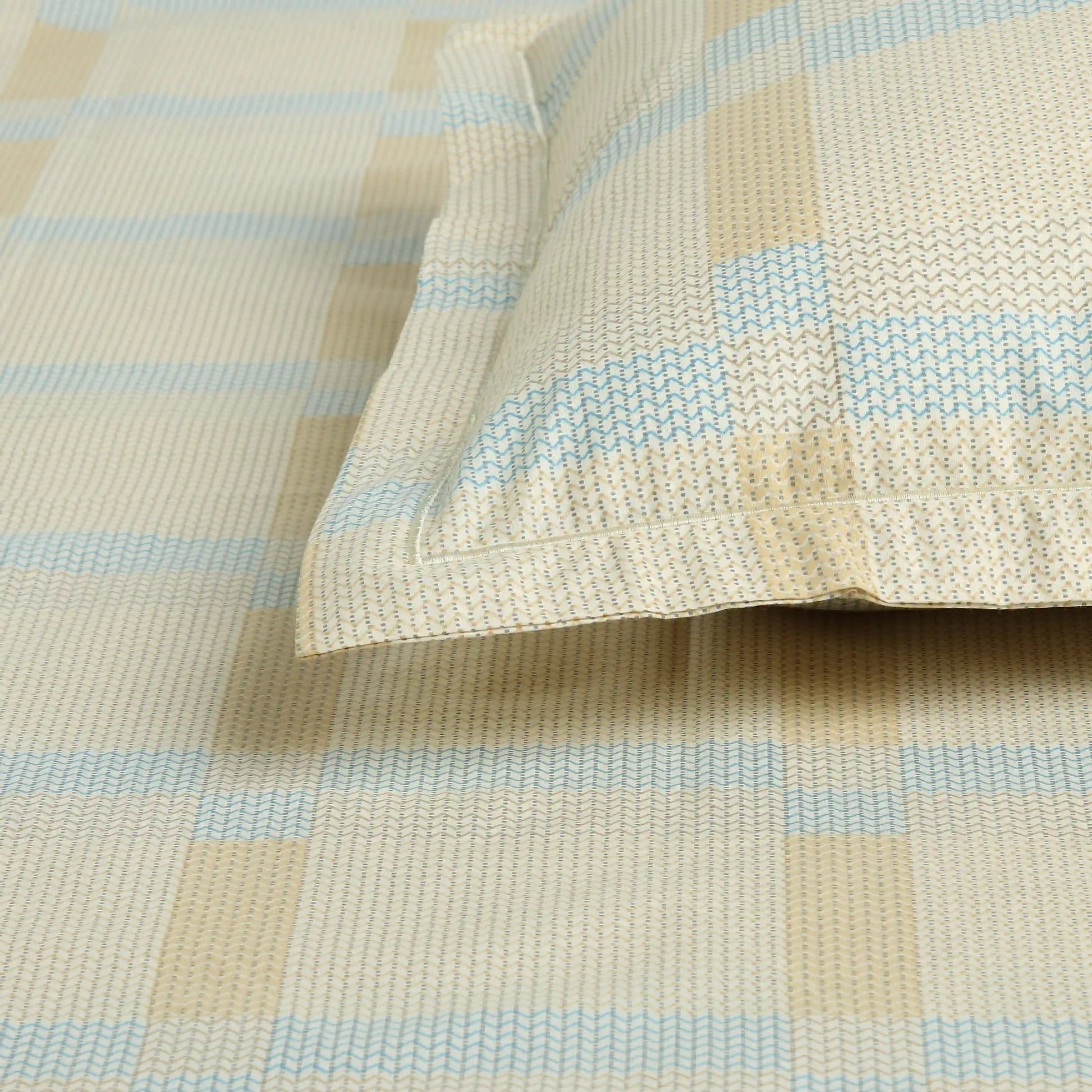 Threadscapes Printed Bedsheet Set-Sand Sand / Super King