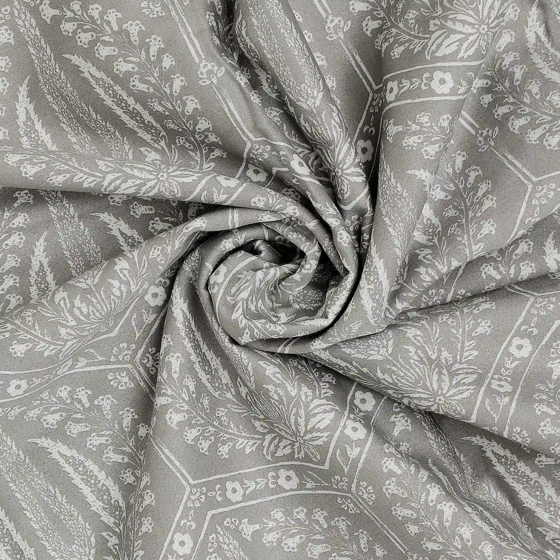 Fergana 100% Cotton Dohar Grey / Double