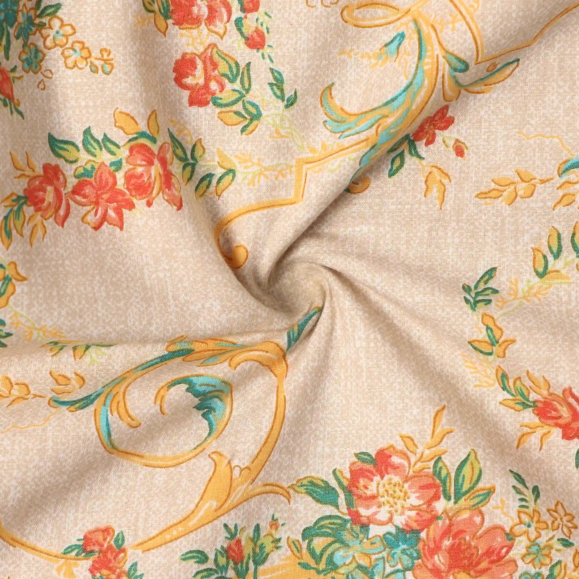 Bloomshire Luxe Printed Dohar-Multicolour Multicolour / Double