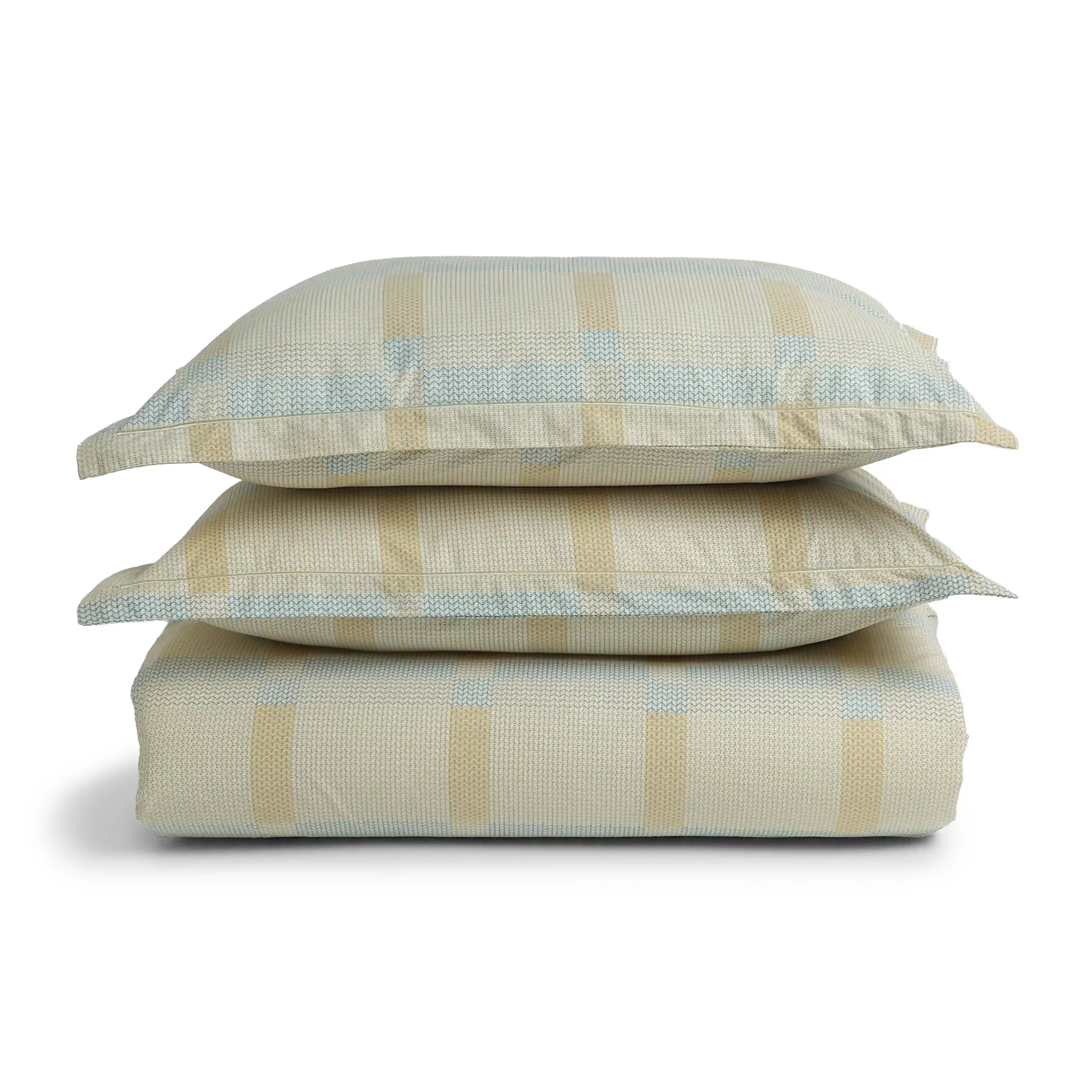 Threadscapes Printed Fitted Sheet Set-Sand Sand / King