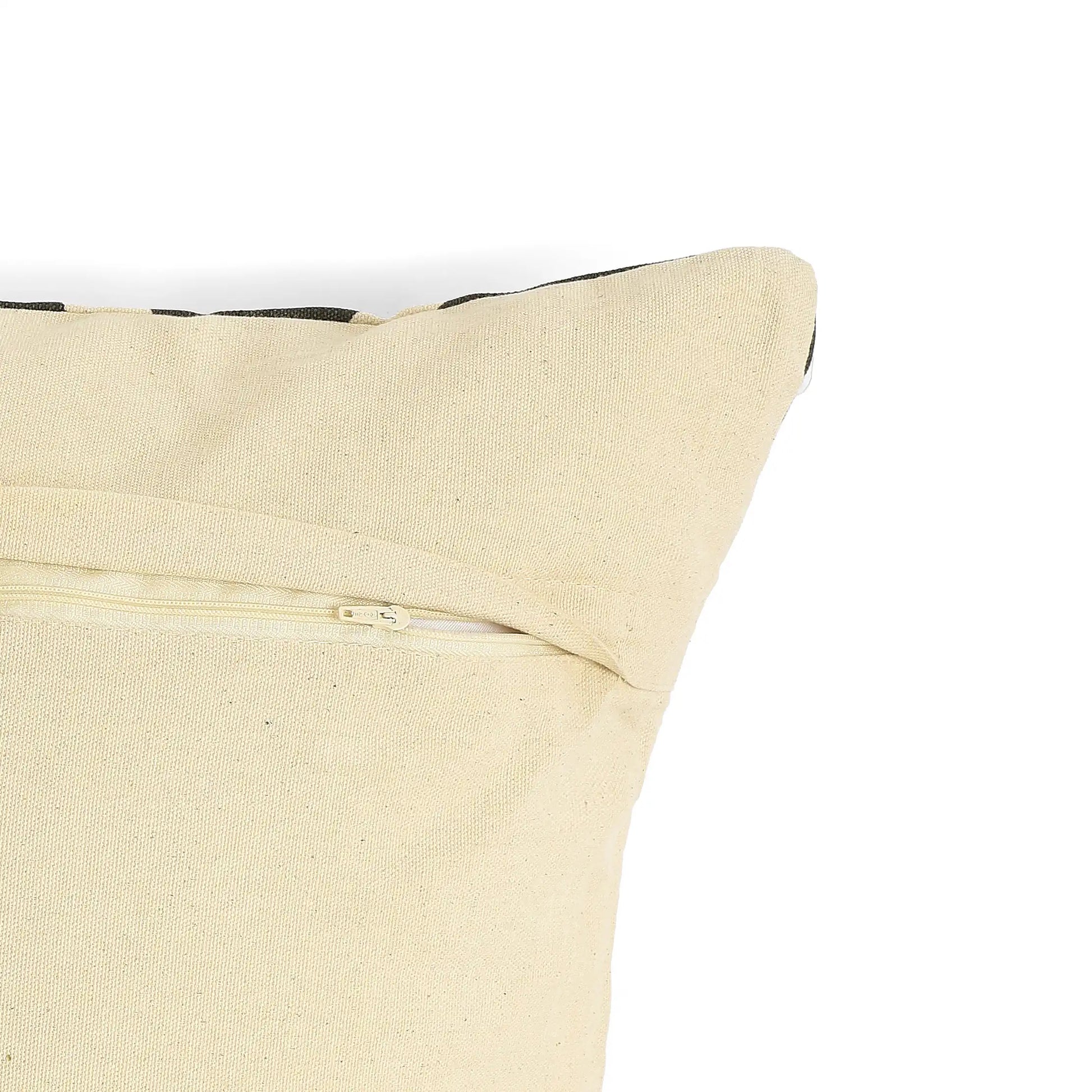 Vissencia 100% Cotton Printed Cushion Cover | Nomadic Tales Grey / Cushion Cover (51cm x 51cm)