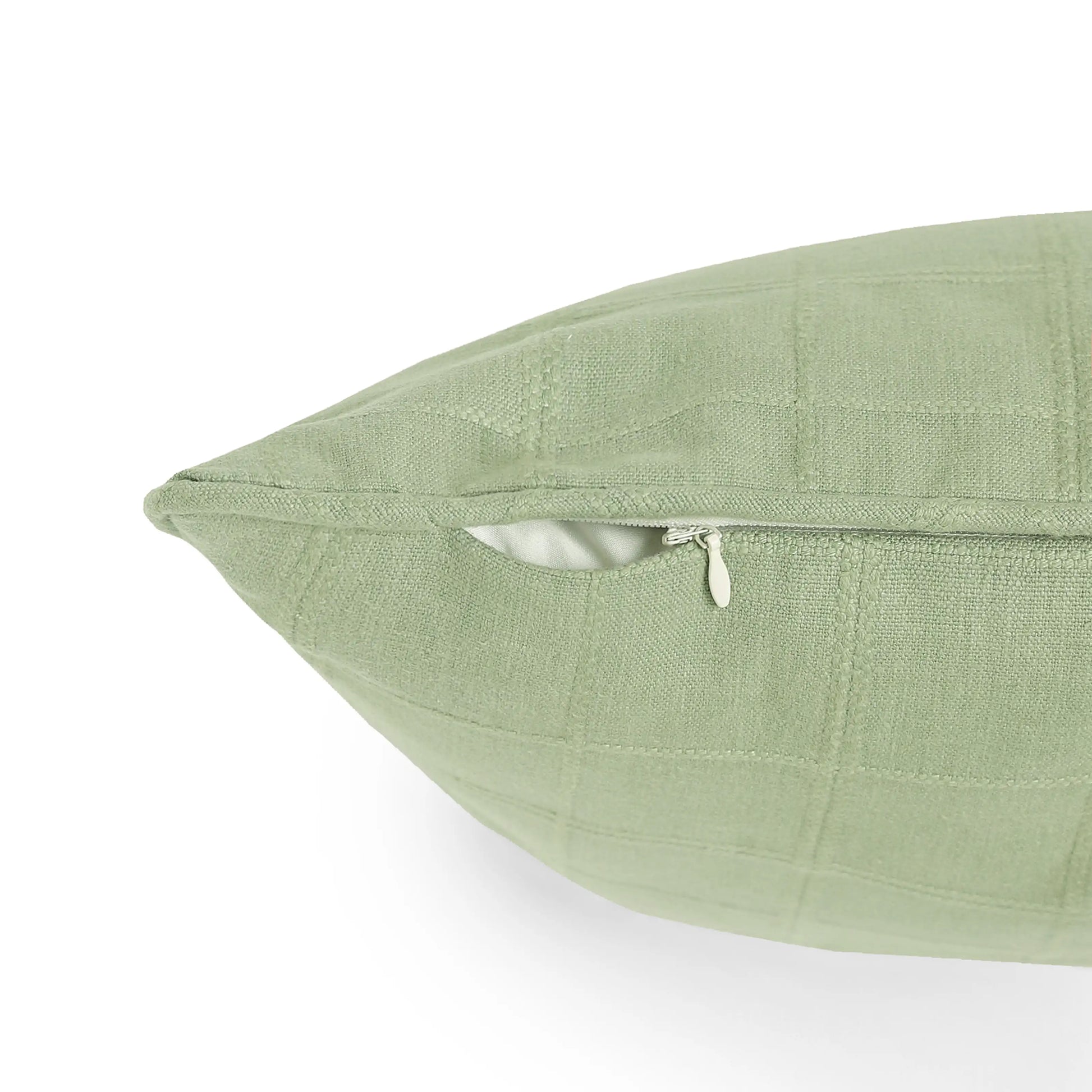 Espricia Woven Cushion Cover | Interlaced Sage / Cushion Cover (51cm x 51cm)