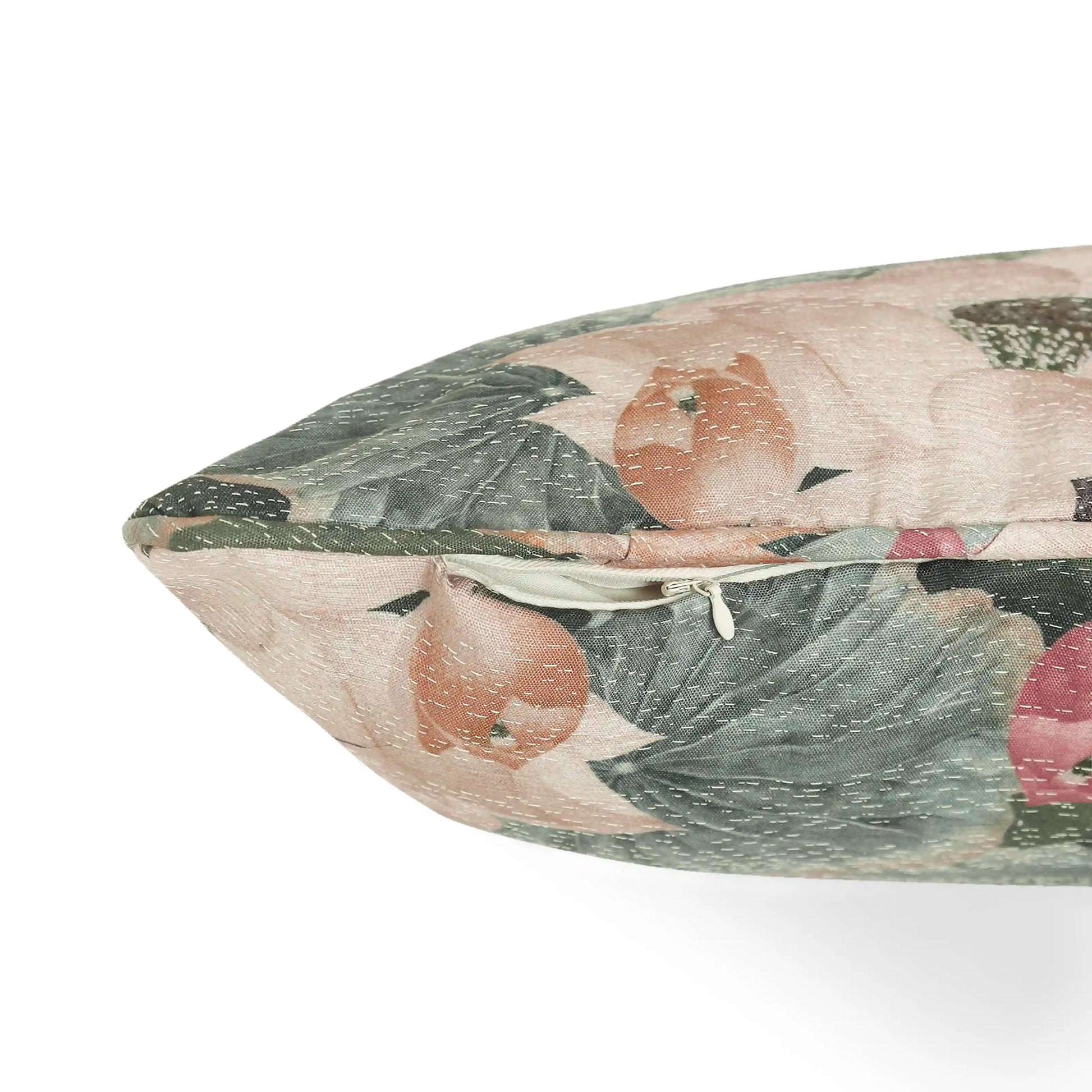 Espricia Printed Cushion Cover | Full Bloom Vintage Meadow / Cushion Cover (41cm x 41cm)