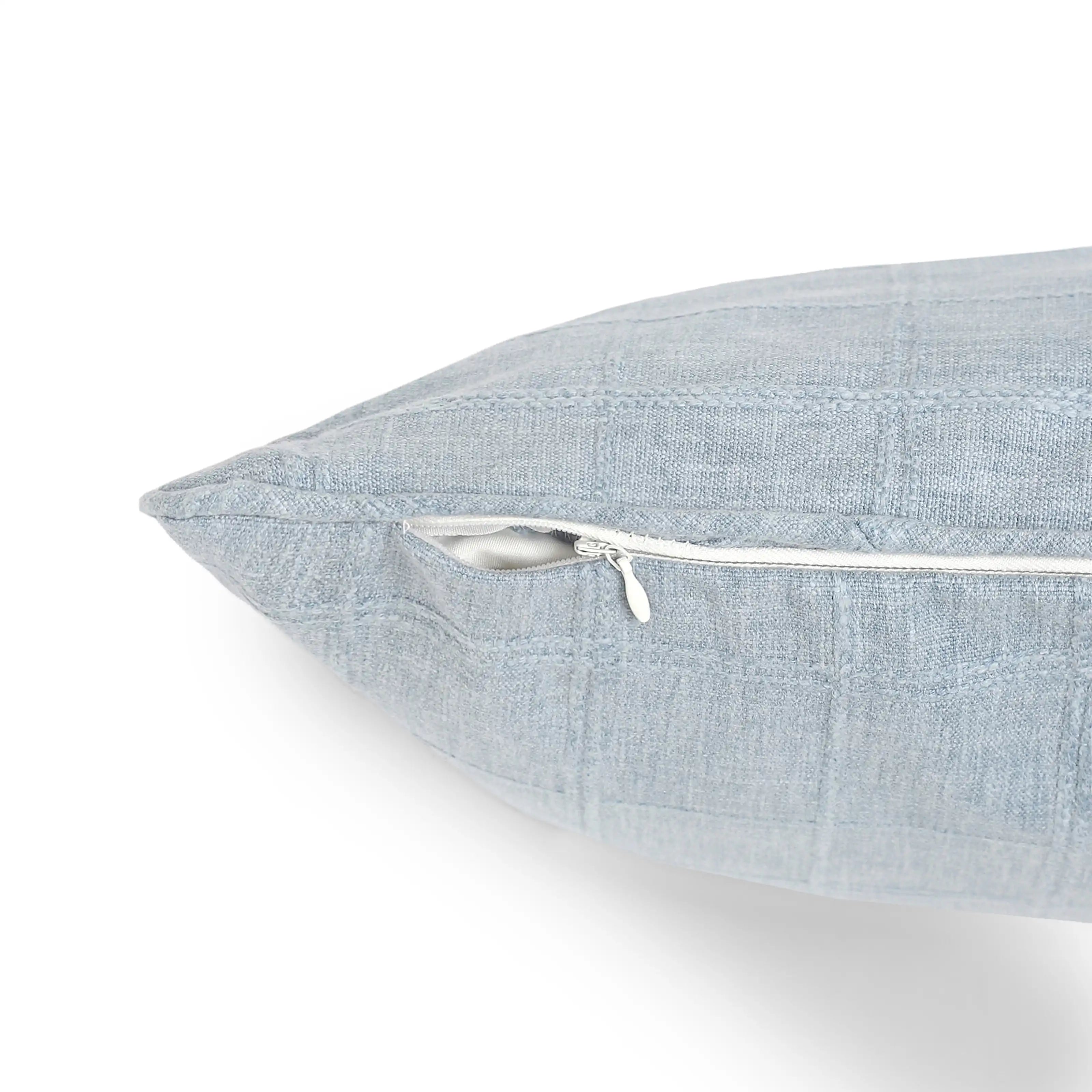 Espricia Woven Cushion Cover | Interlaced Ocean Haze / Cushion Cover (41cm x 41cm)