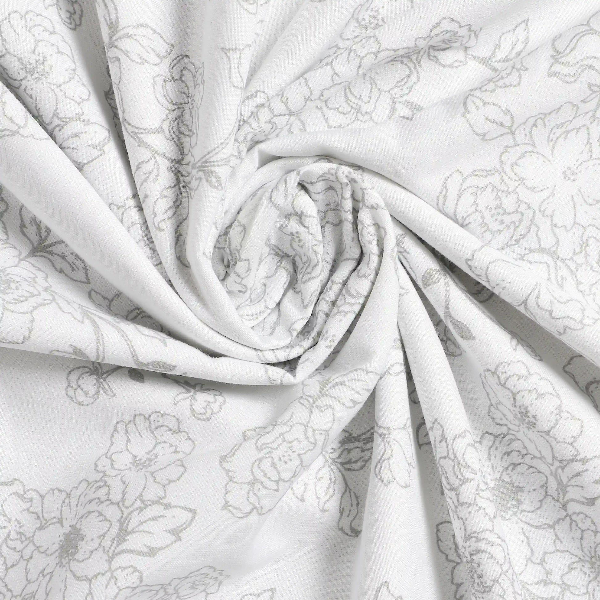 Bloomshire Classic | Everyday Charm Printed Reversible Dohar with Super Soft Flannel Layering-Grey Grey / Double