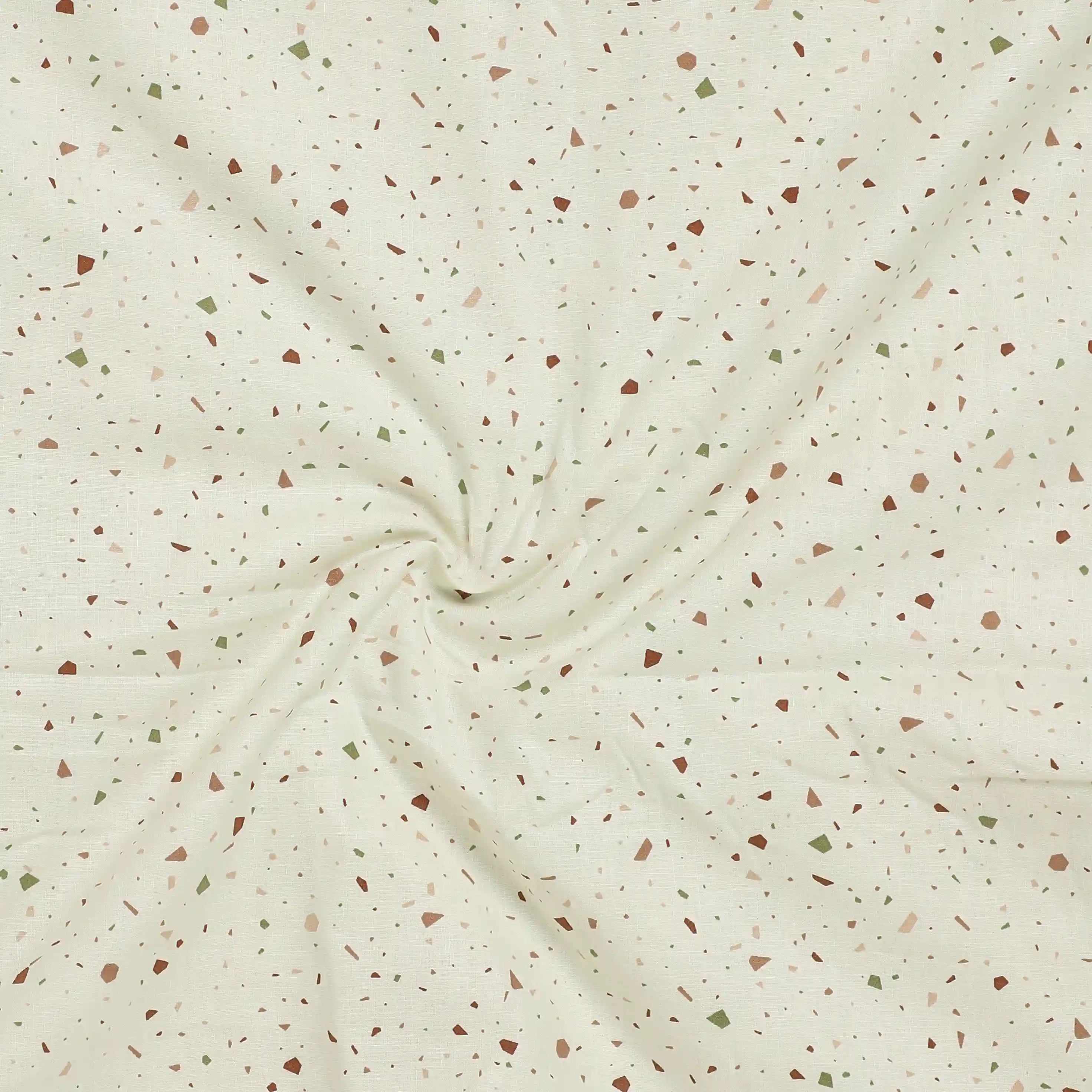 Mishella Printed Cream Dohar Cream / Single
