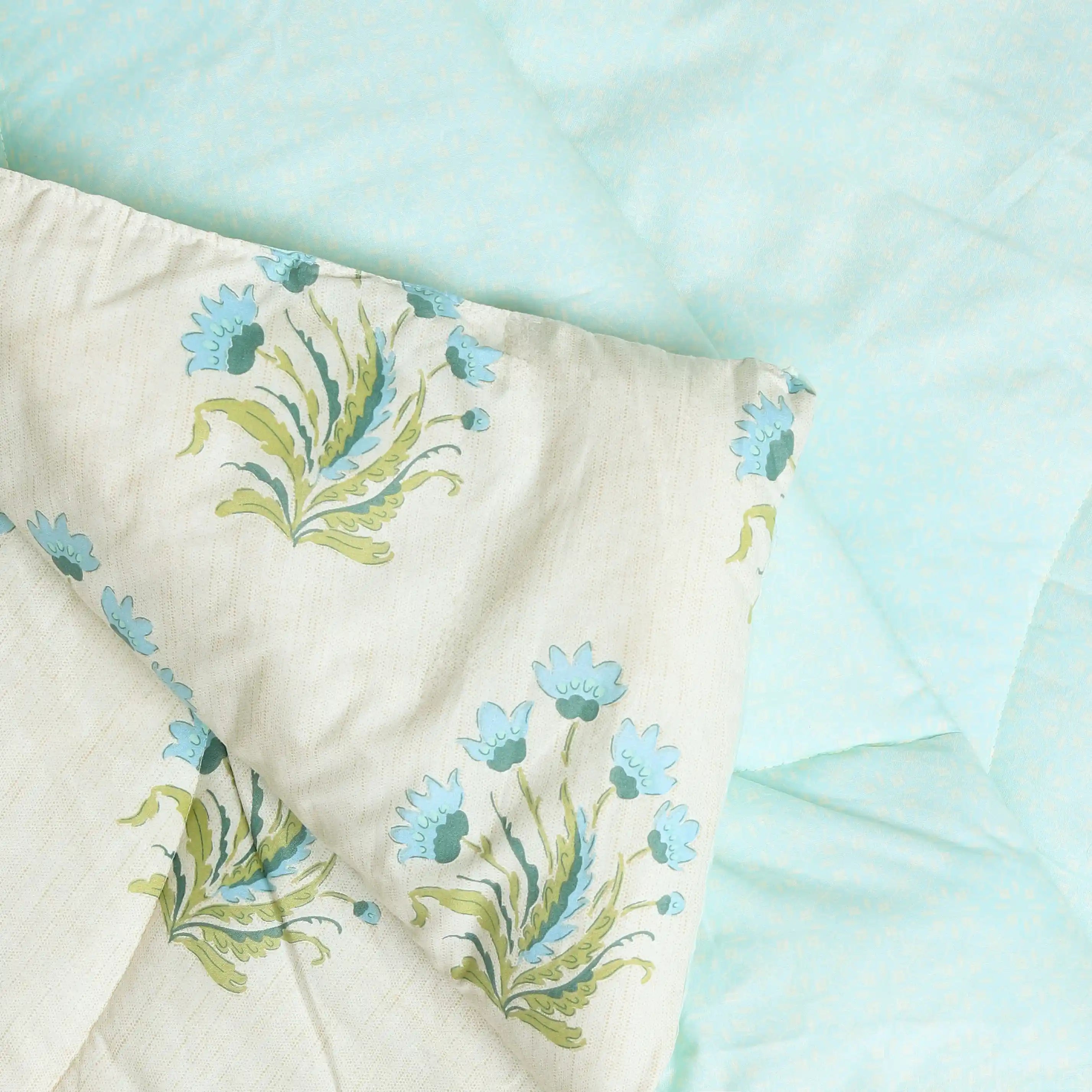 Chippa Lane 100% 120GSM Cotton Comforter Indian Sage / Double